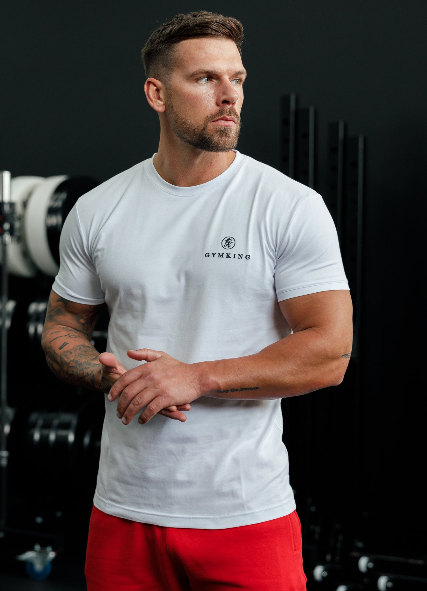 Gym King Pro Classic Tee - White S