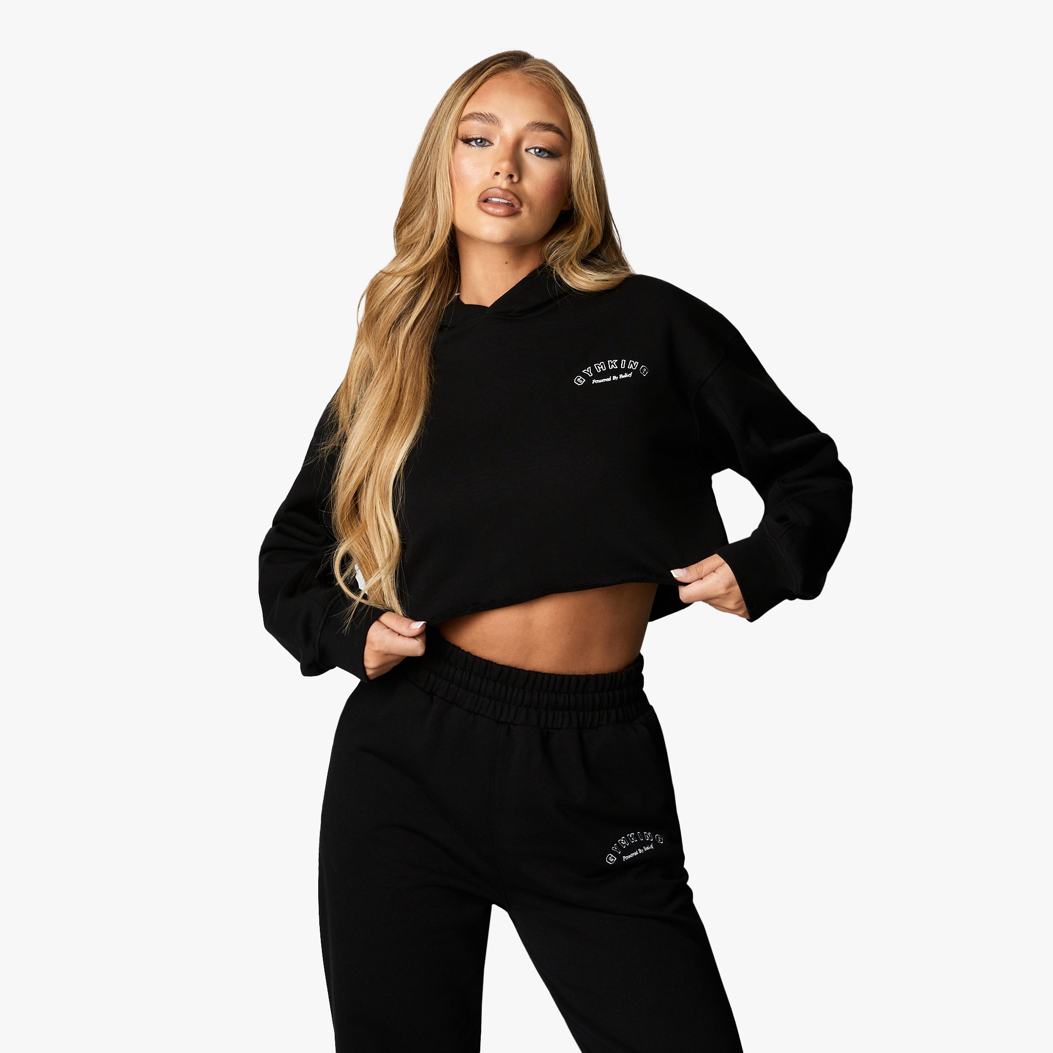 Gym King Radiance Crop Hood - Black 14