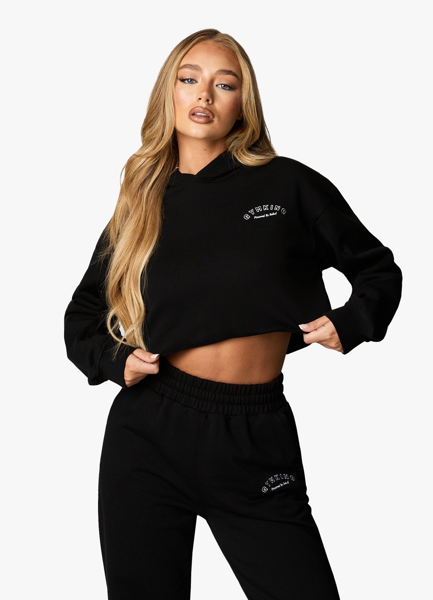 Gym King Radiance Crop Hood - Black 14