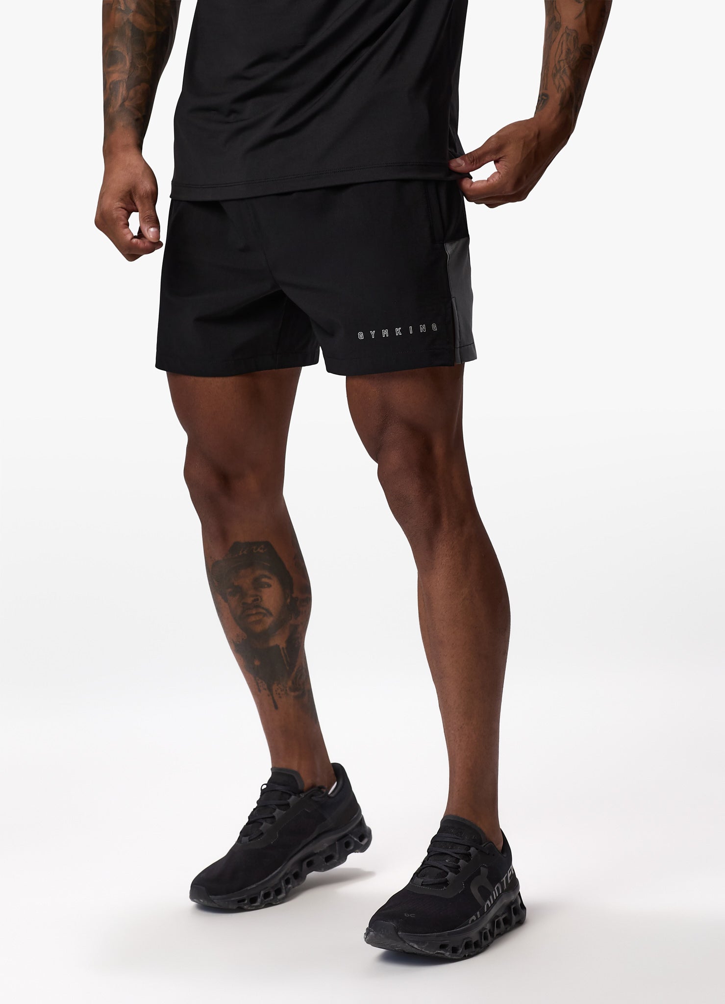 Gym King React Woven Short - Black Xs