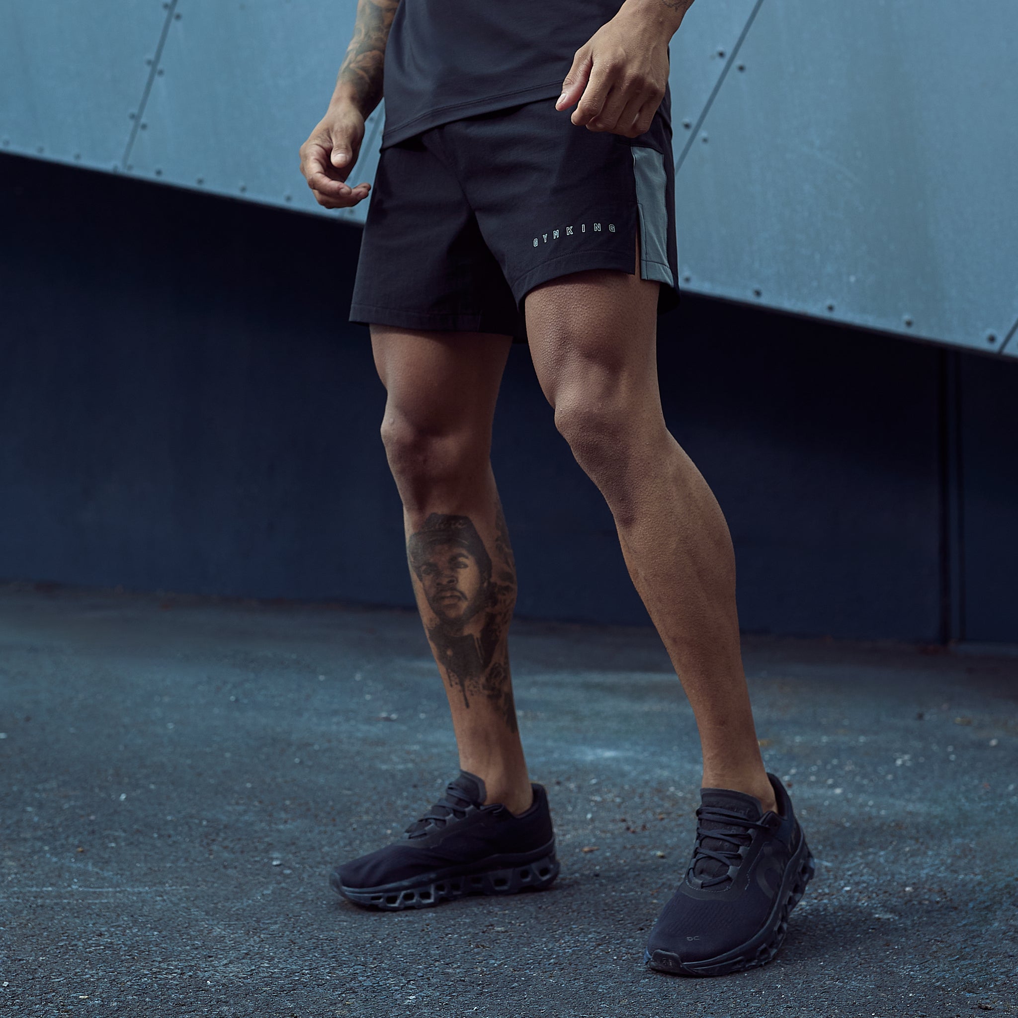 Gym King React Woven Short - Black Xs