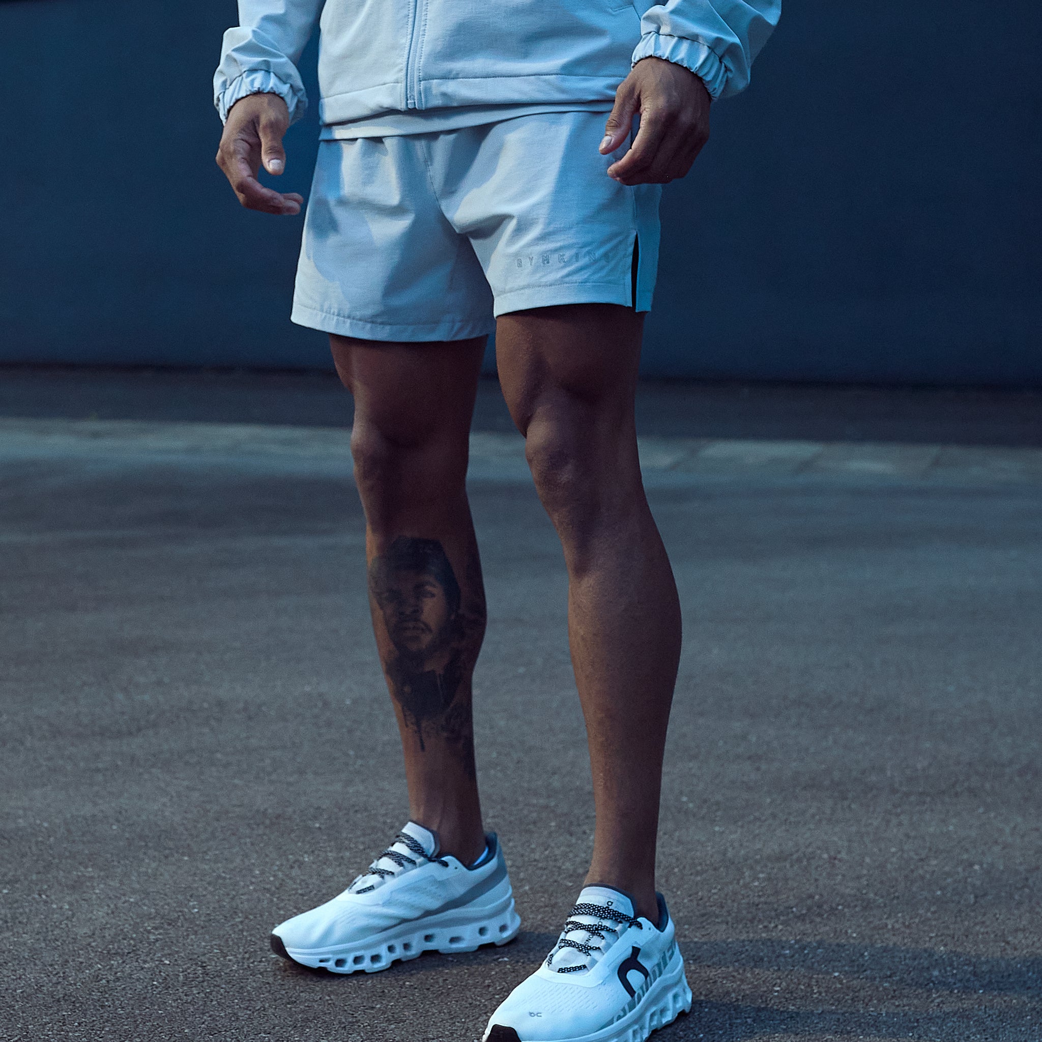 Gym King React Woven Short - Light Grey Xs