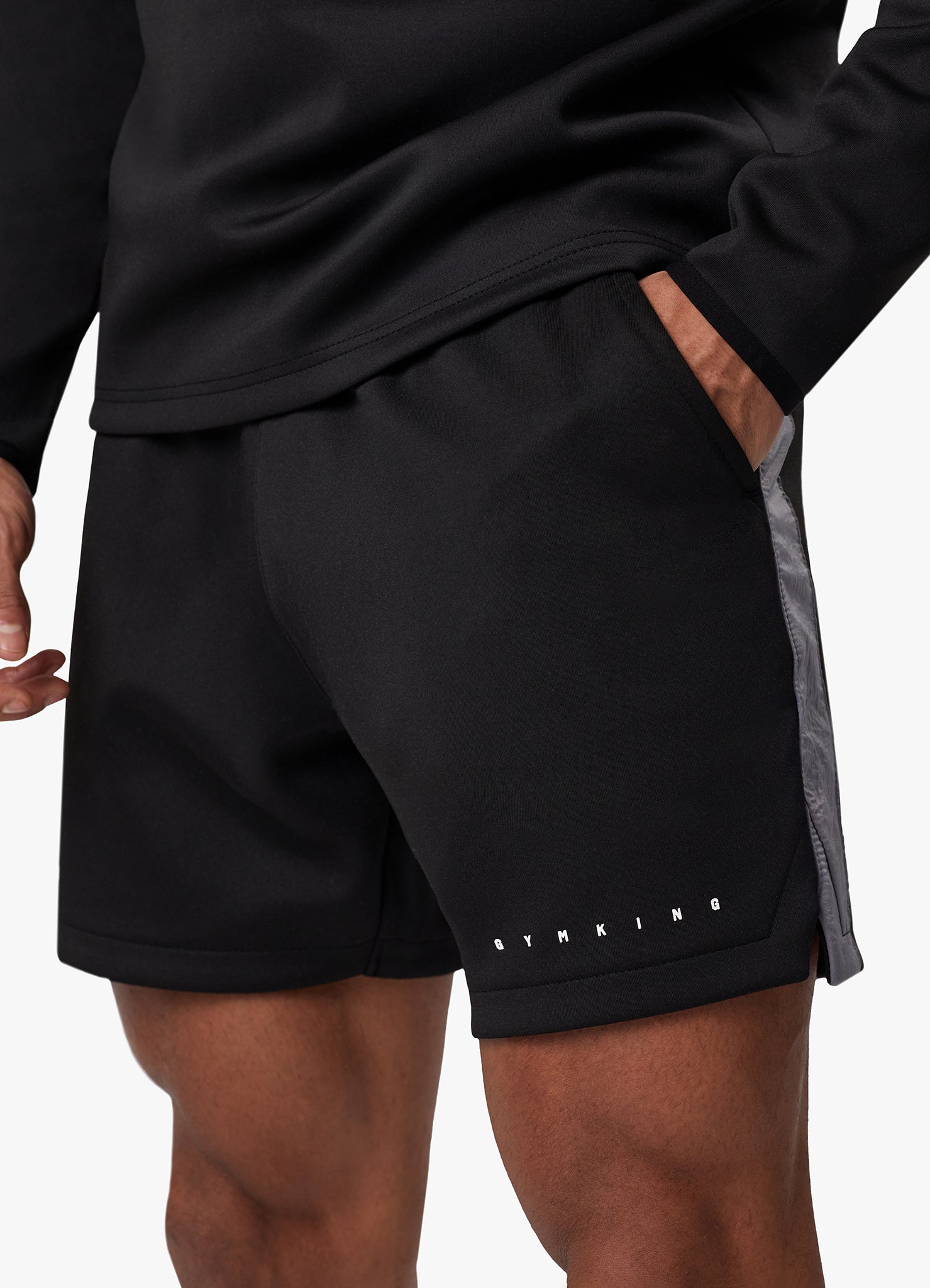 Gym King Rebellion Crush Short - Black Xs