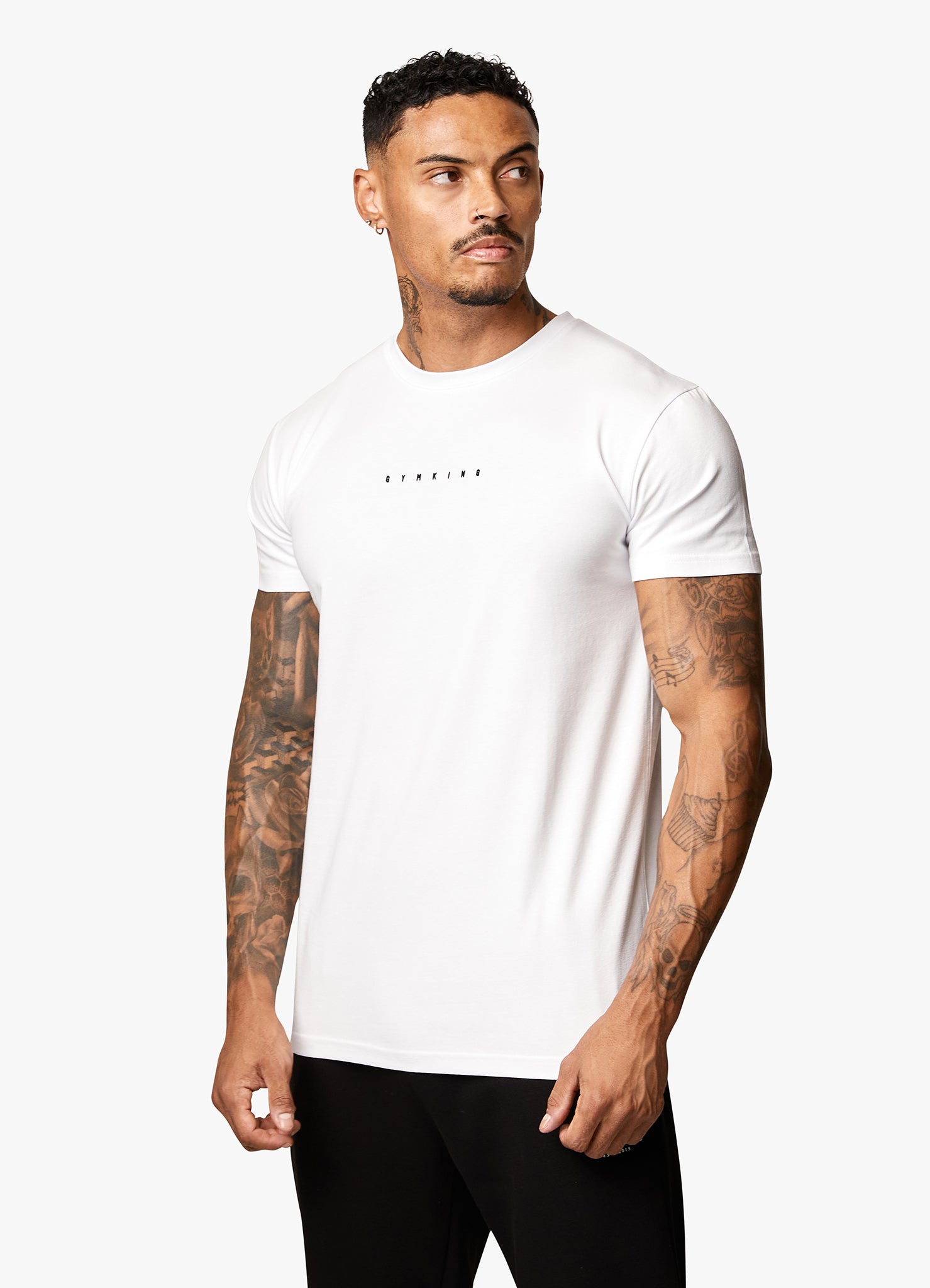 Gym King Relentless Tee - White S