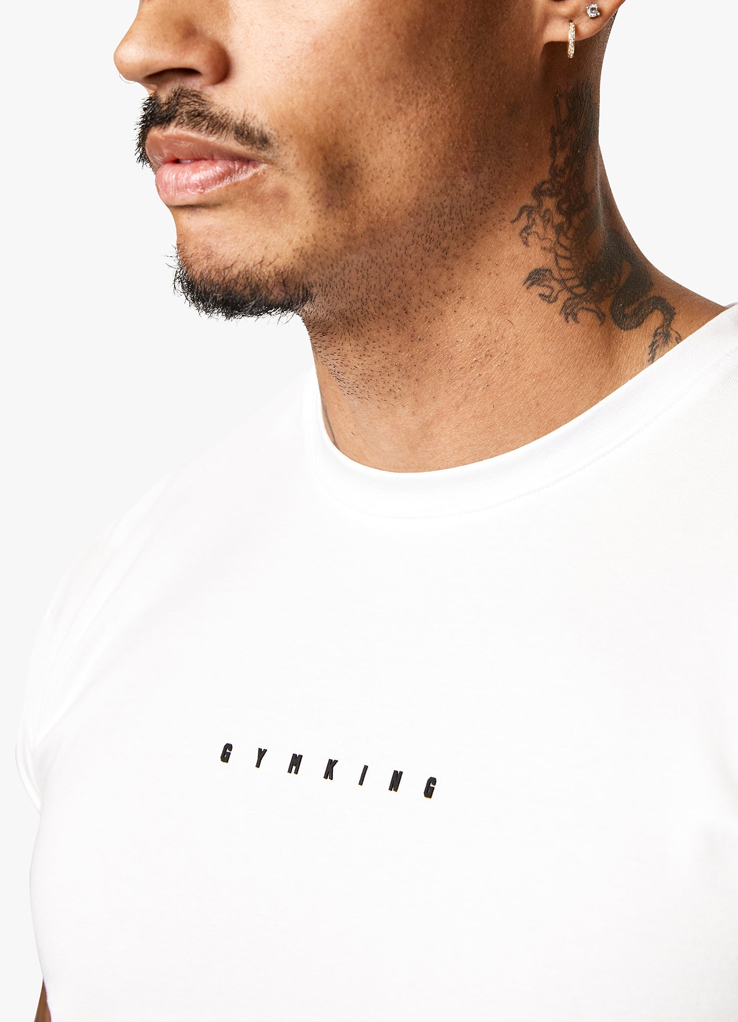 Gym King Relentless Tee - White S