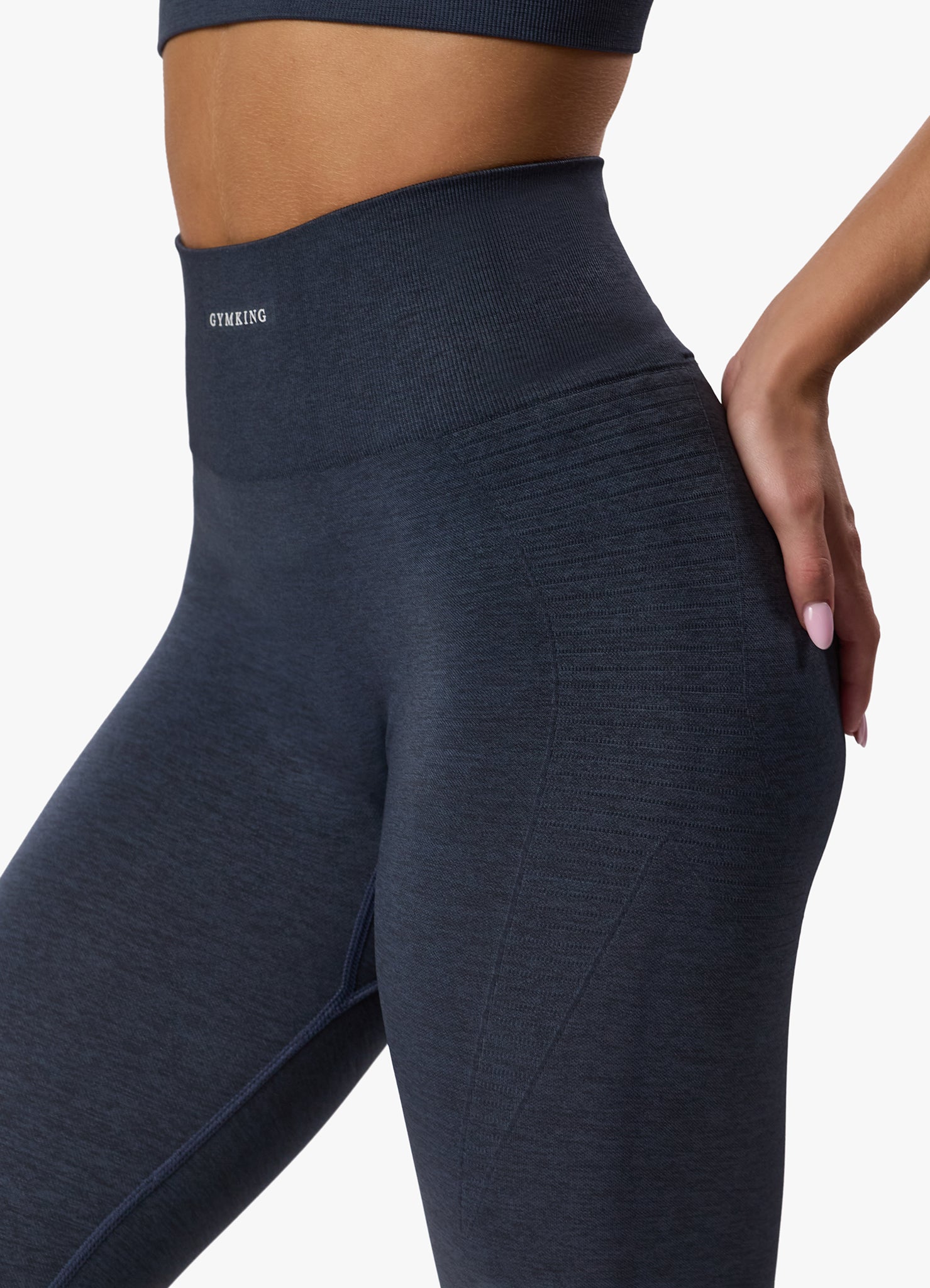 Gym King Results 2.0 Seamless Legging - Midnight Blue 6-8