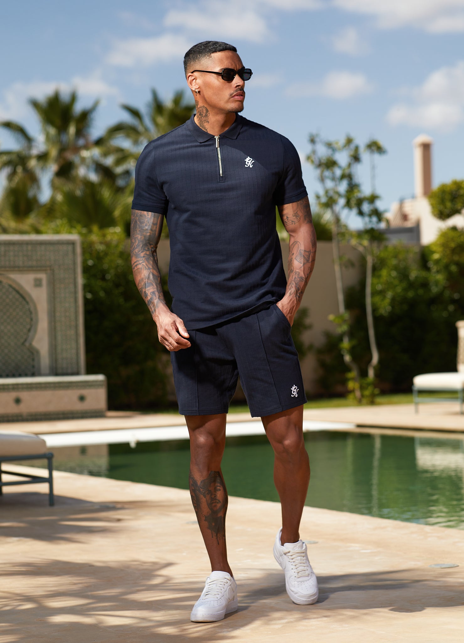 Gym King Riviera Signature Short - Navy Xs