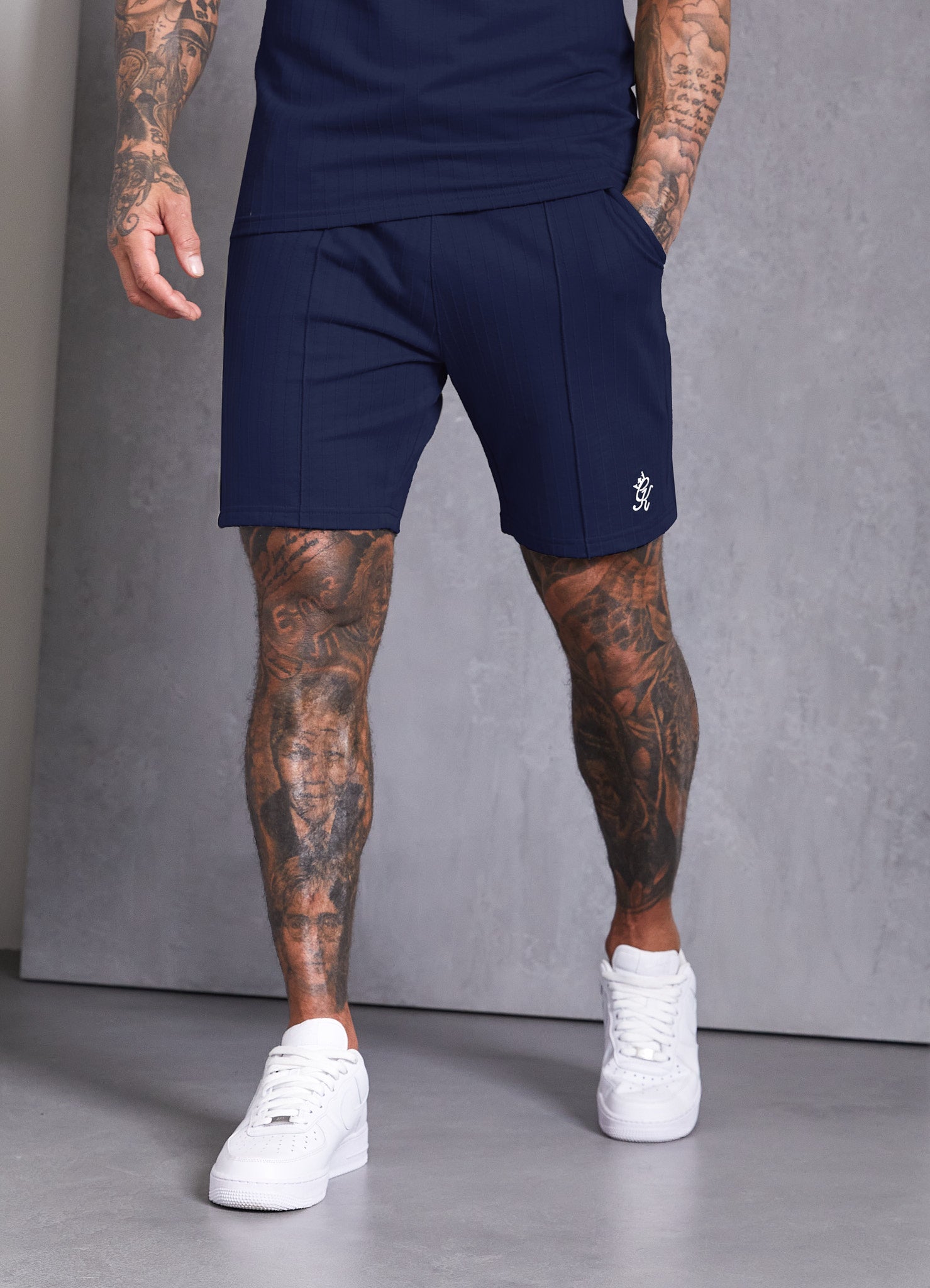 Gym King Riviera Signature Short - Navy Xs