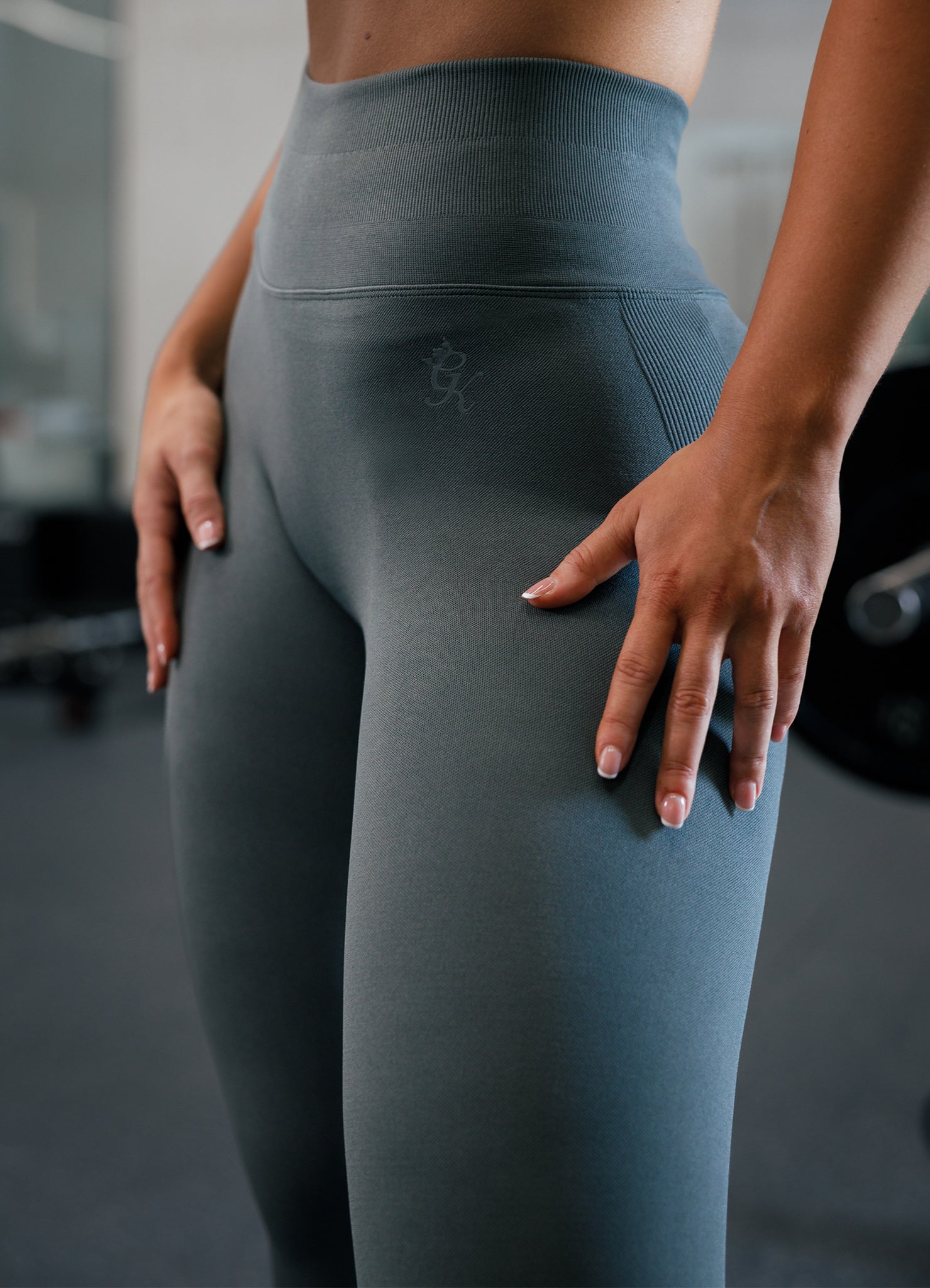 Gym King Sculpt Seamless Legging - Green Smoke 6-8