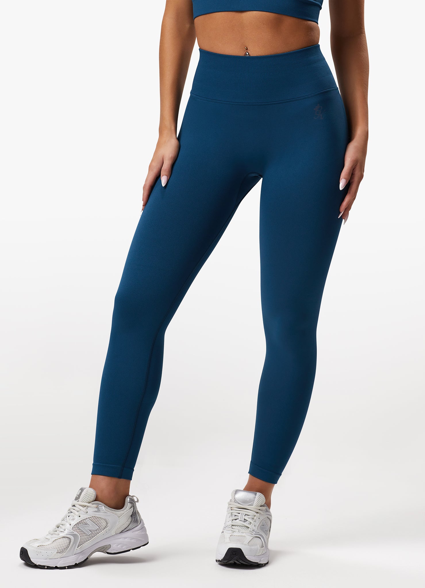 Gym King Sculpt Seamless Legging - Marine Teal 14-16