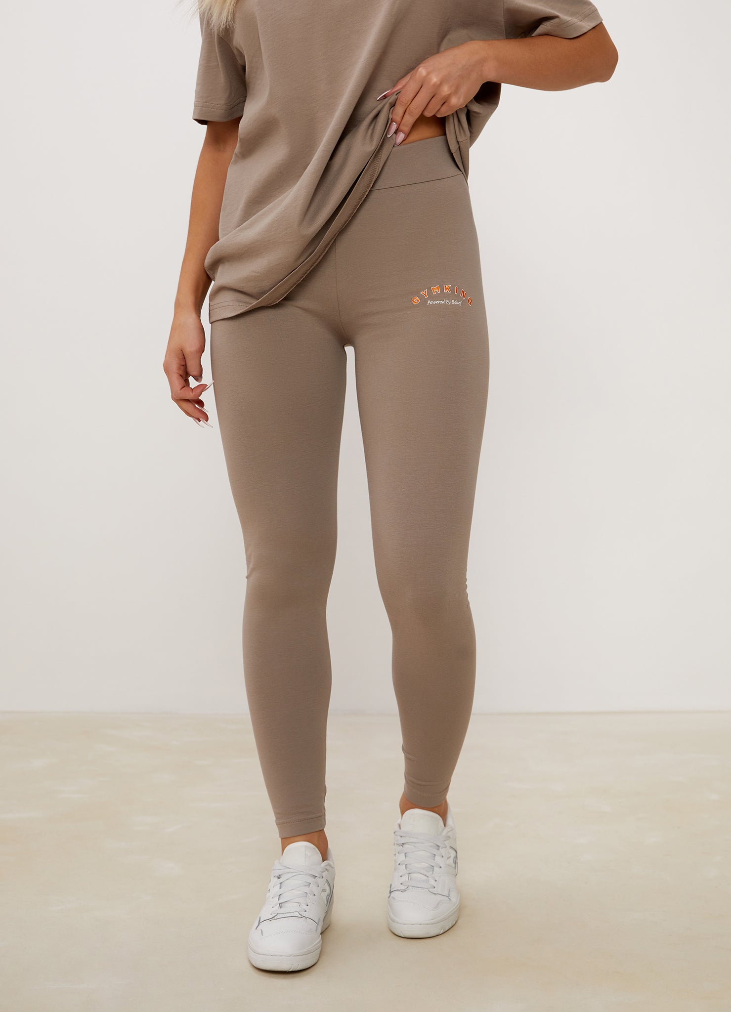 Gym King Spirit of Summer Jersey Legging - Mocha 6