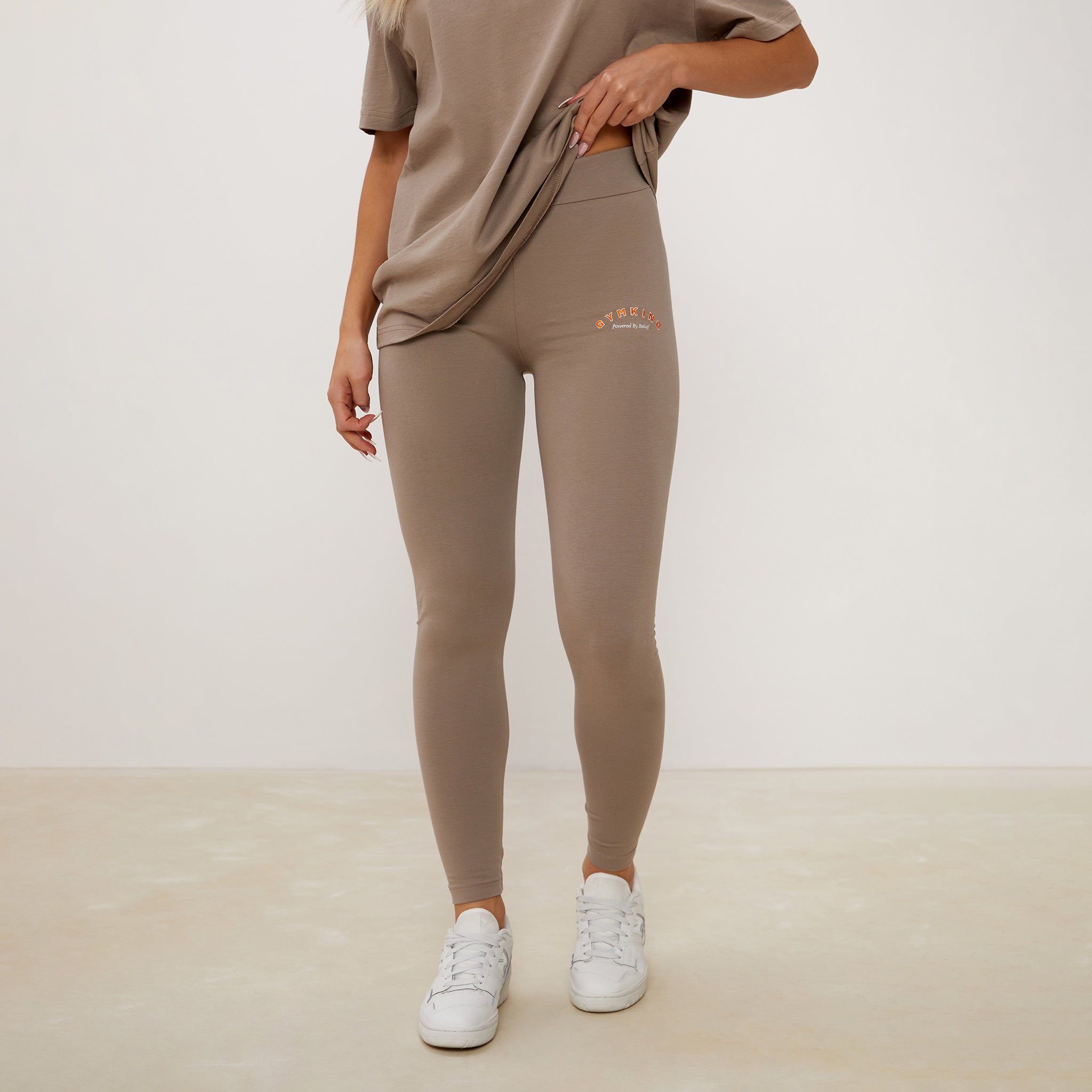 Gym King Spirit of Summer Jersey Legging - Mocha 6