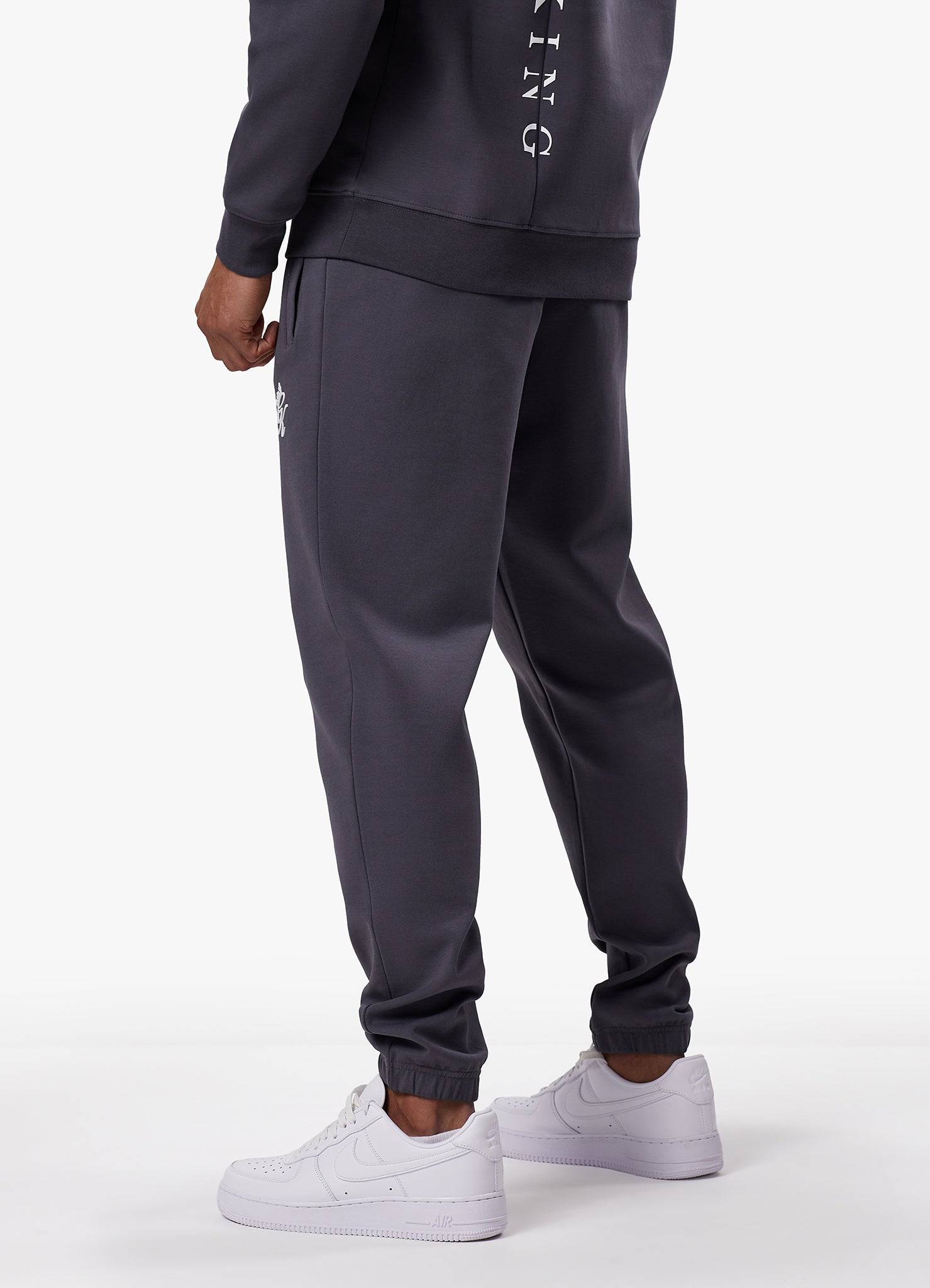 Gym King Split Linear Jogger - Graphite Xs