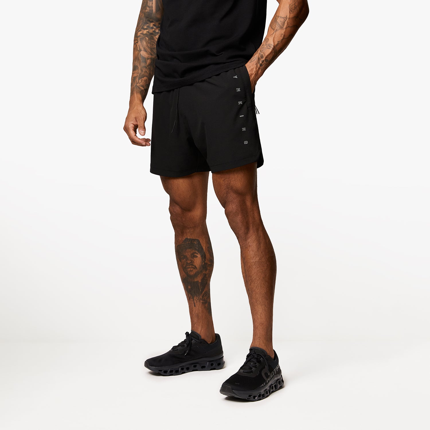 Gym King Stealth Tech Short - Black S