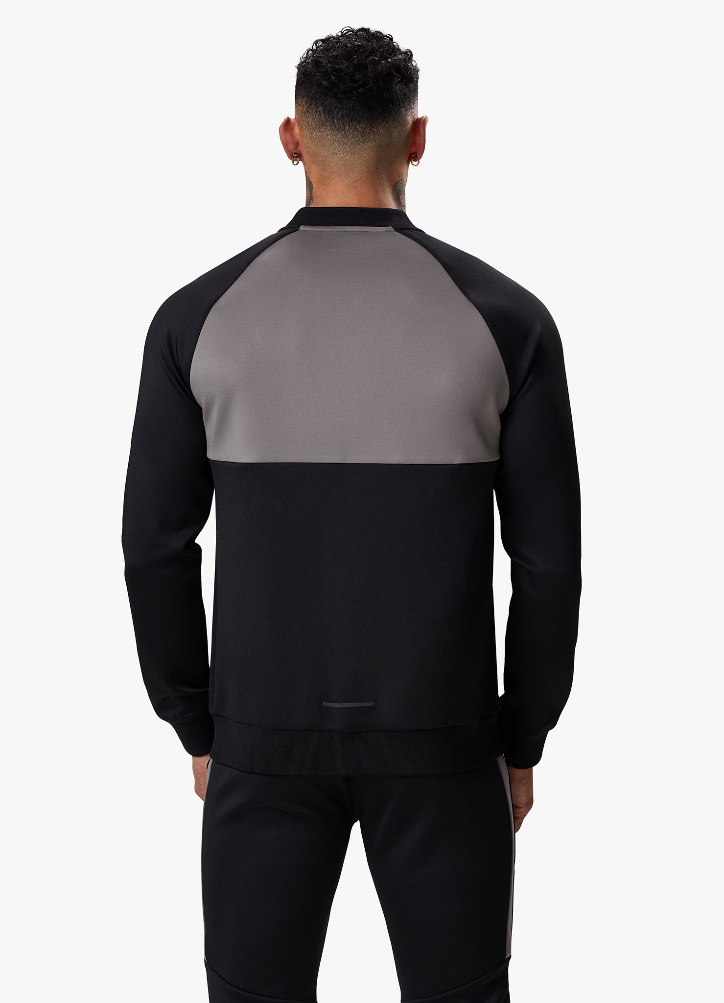 Gym King Taped Core Plus Jacket - Black/Steel S