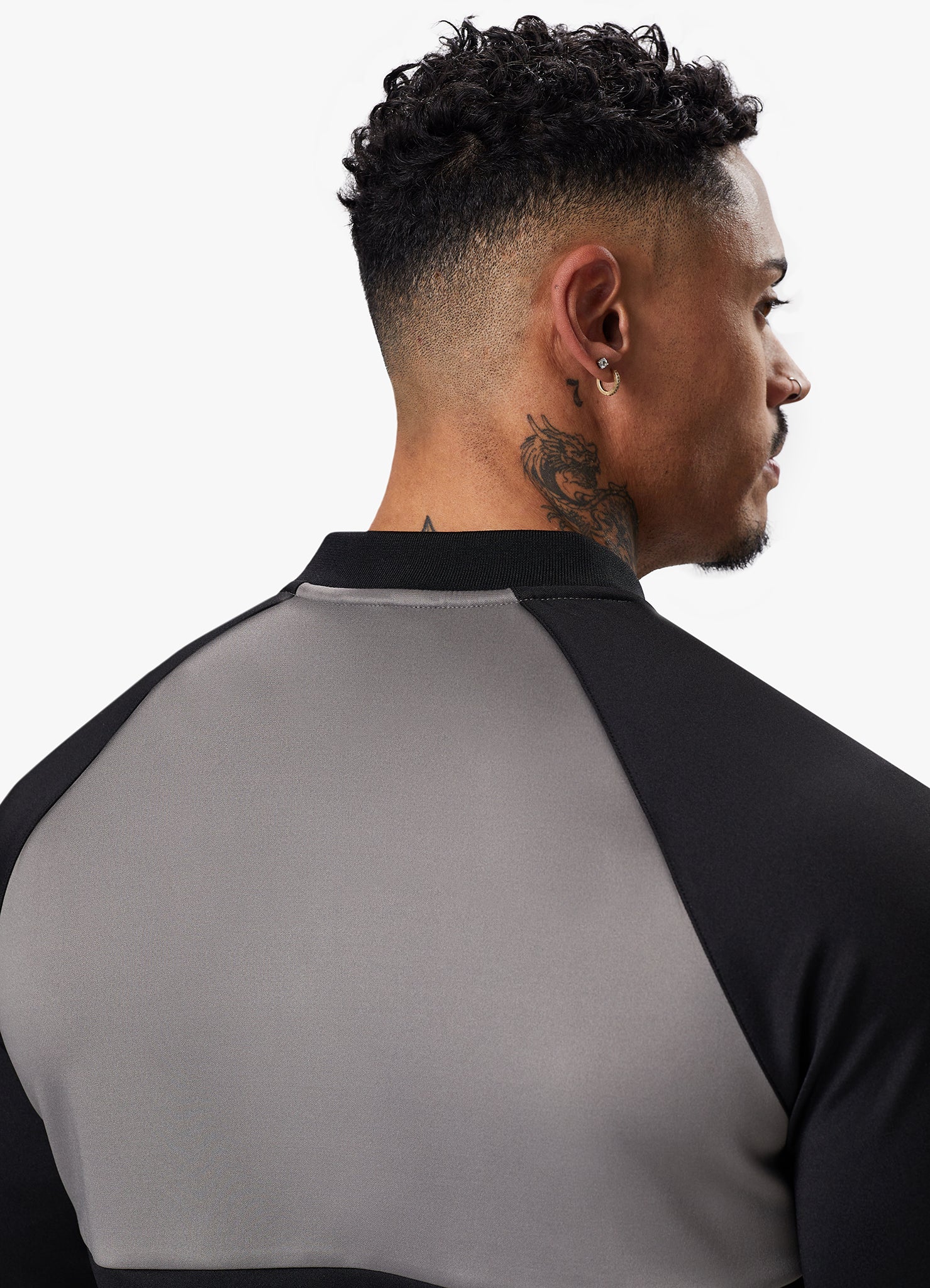 Gym King Taped Core Plus Jacket - Black/Steel S