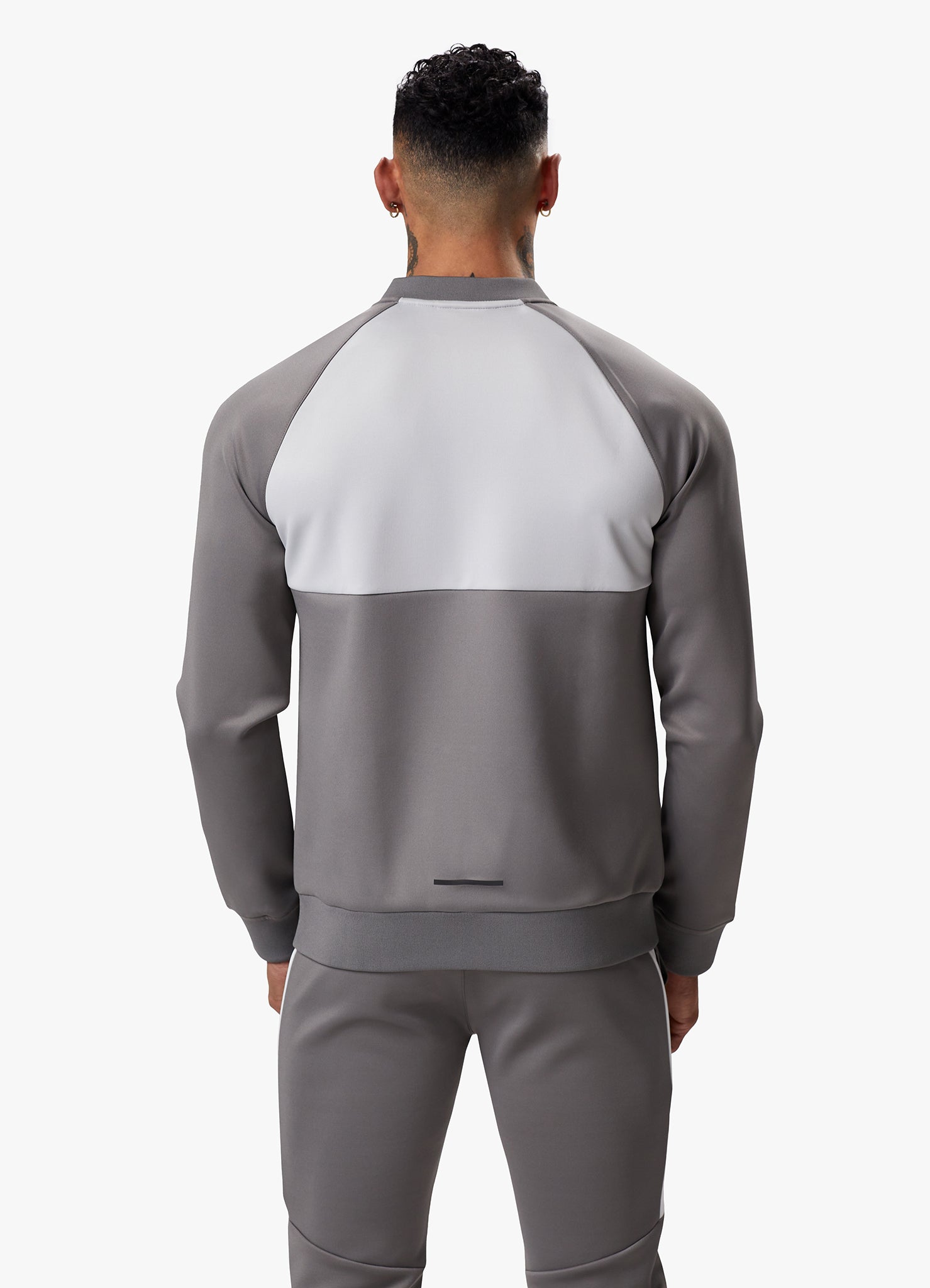 Gym King Taped Core Plus Jacket - Steel/Silver Grey S