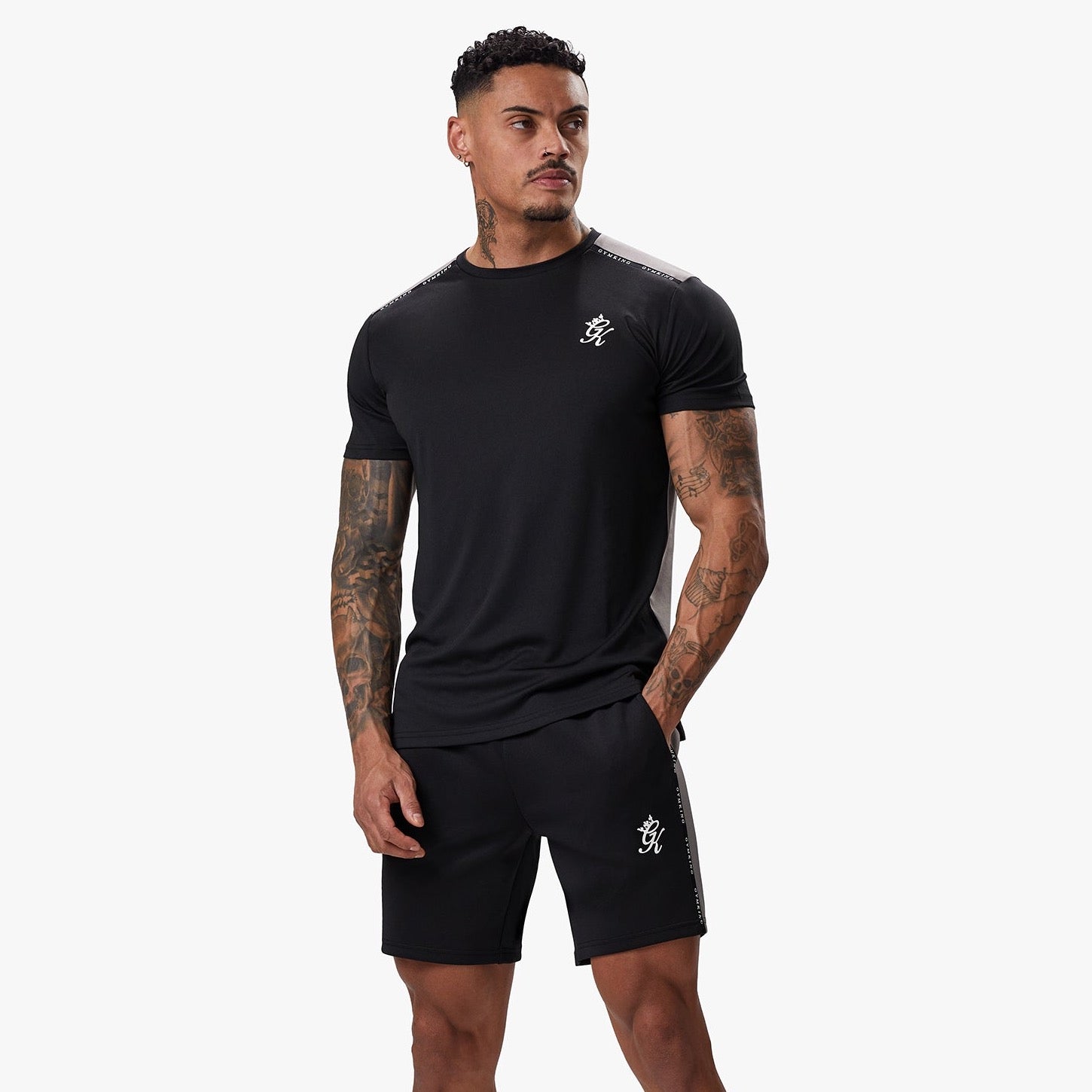 Gym King Taped Core Plus Tee - Black Xs