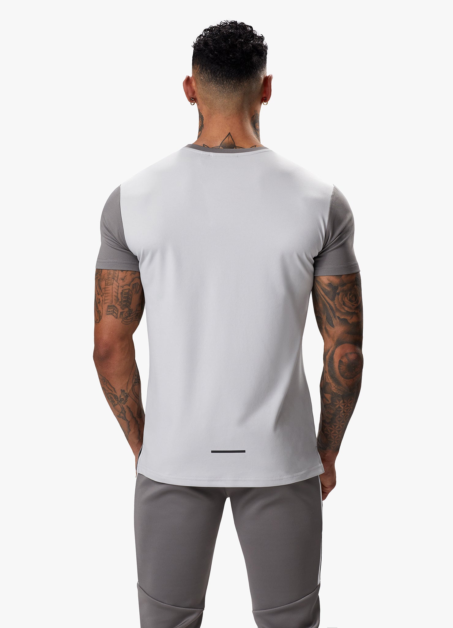 Gym King Taped Core Plus Tee - Steel Xs