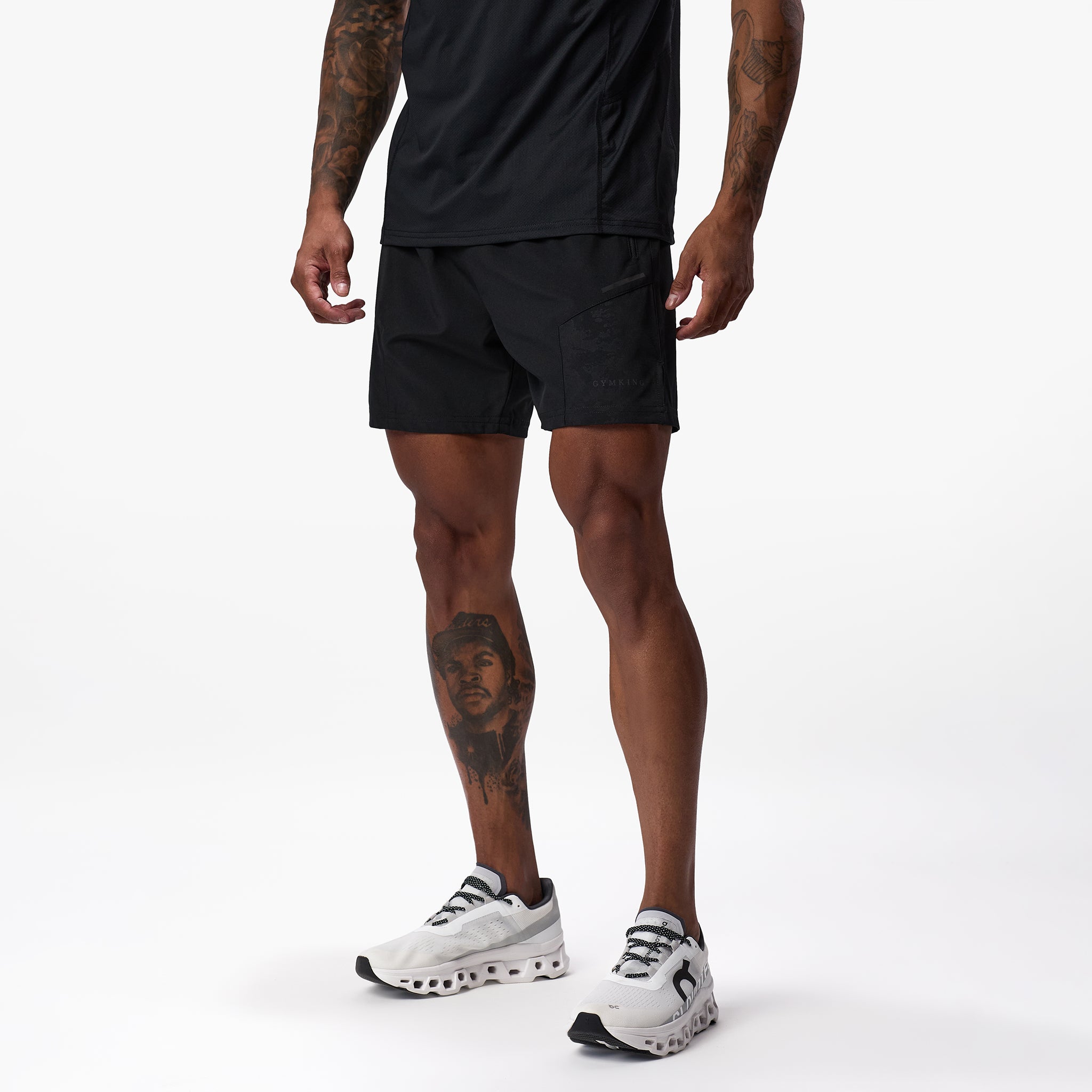 Gym King Unity Short - Black Xs