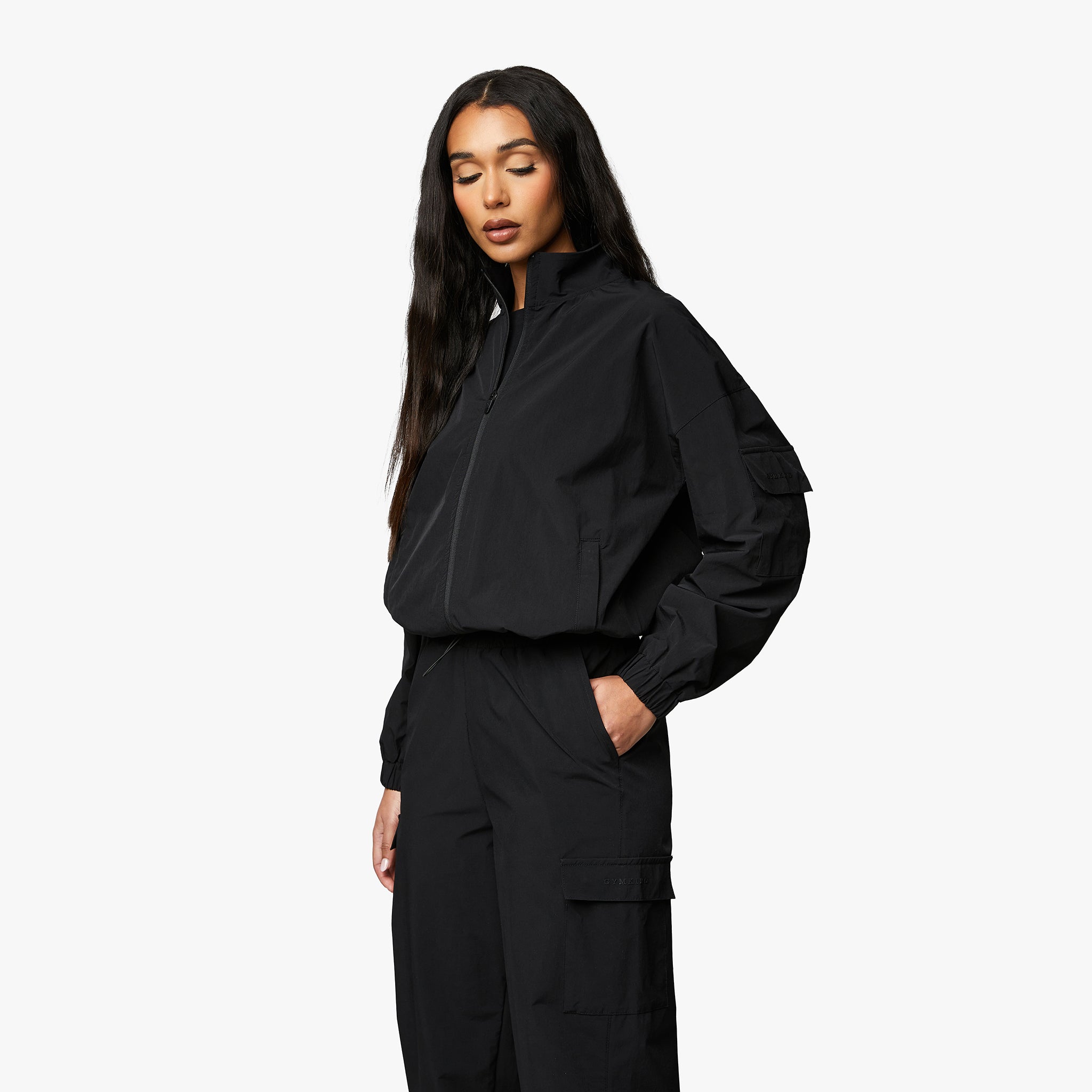 Gym King Utility Woven Jacket - Black 8