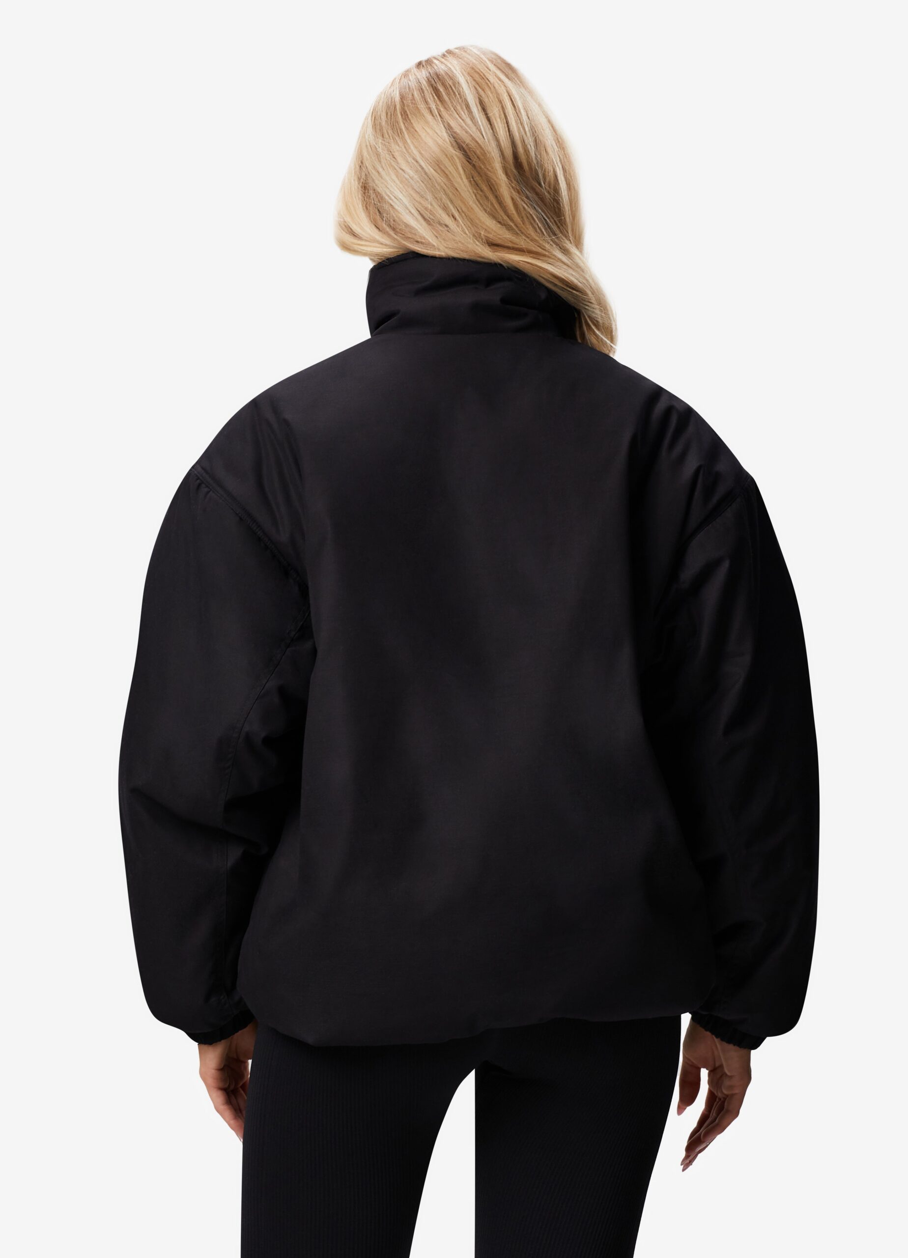 Gym King Woven 1/4 Zip Overjacket - Black 6