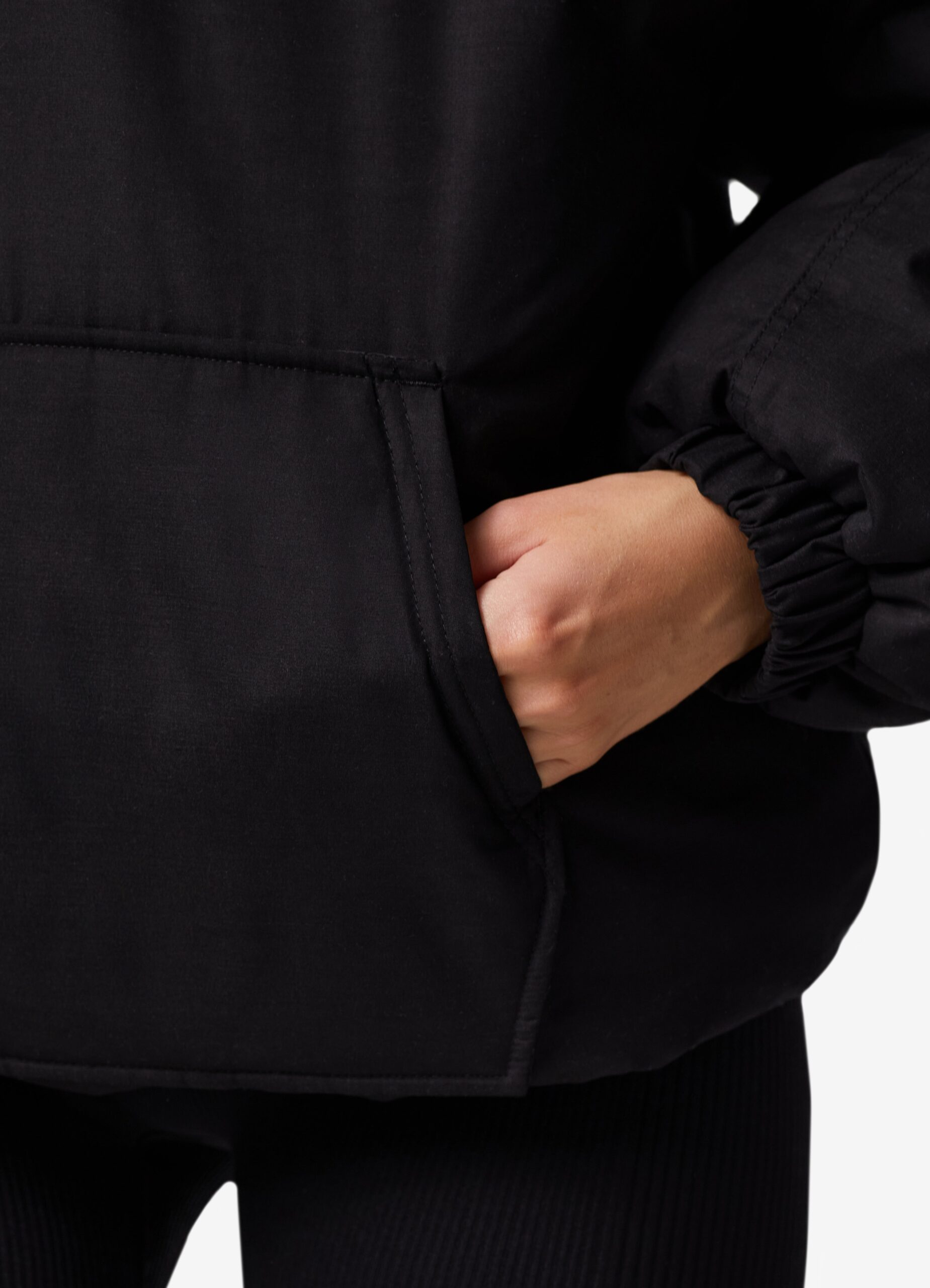 Gym King Woven 1/4 Zip Overjacket - Black 6