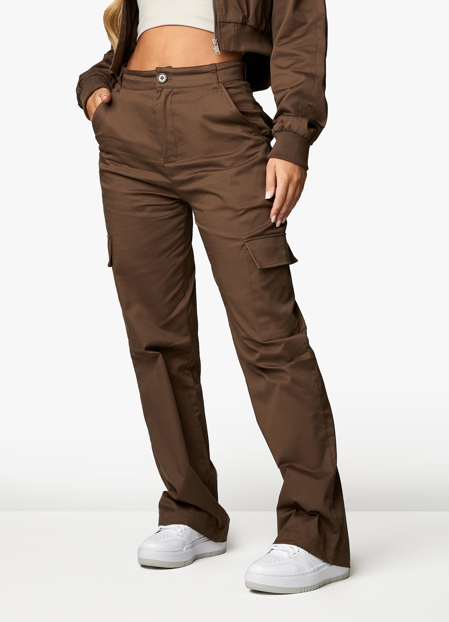 Gym King Woven Cargo Pant - Chocolate 6