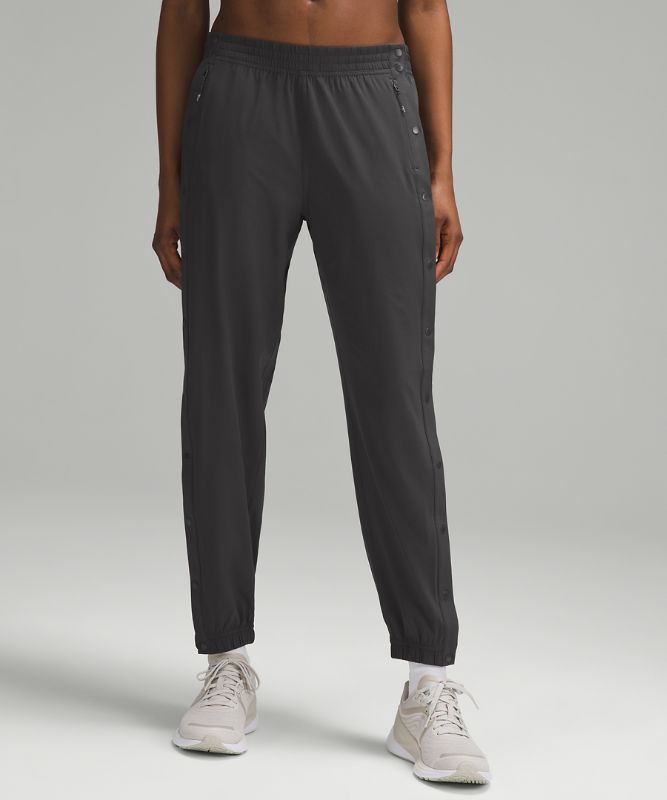 lululemon - Women's Tear-Away Mid-Rise Track Pants - Color Grey - Size 4