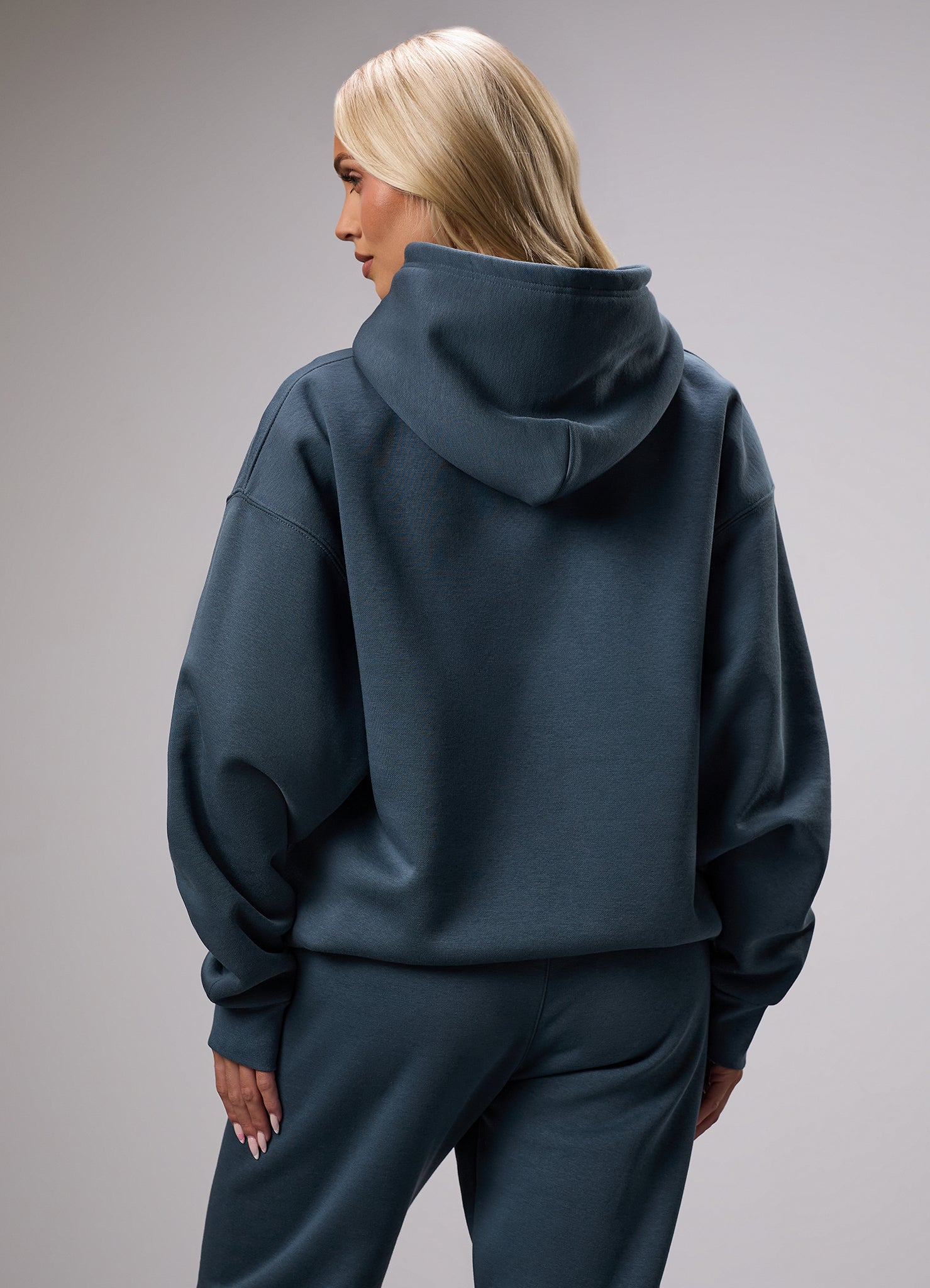 Gym King 365 Relaxed Fit Hood - Blue Grey 6