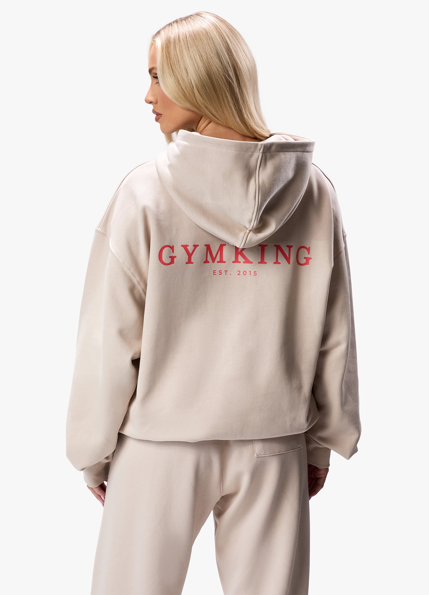 Gym King Established Relaxed Fit Hood - Clay 6