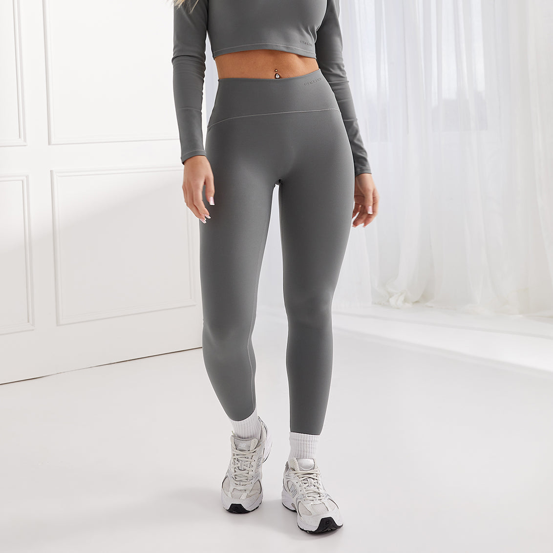 Gym King Peach Luxe Legging - Dark Sage Luxe 14