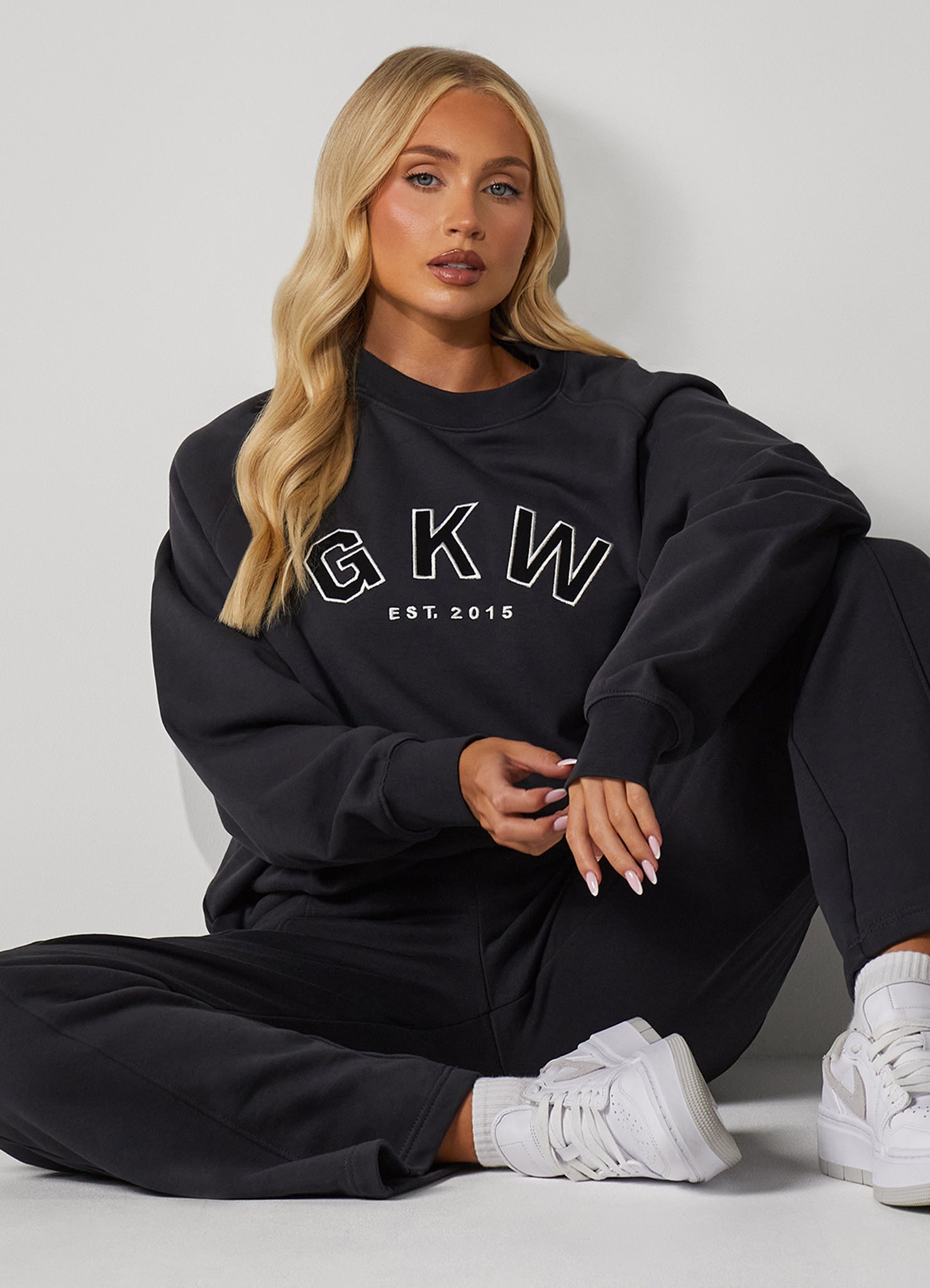 GKW Relaxed Fit Crew & Jogger - Dark Pewter