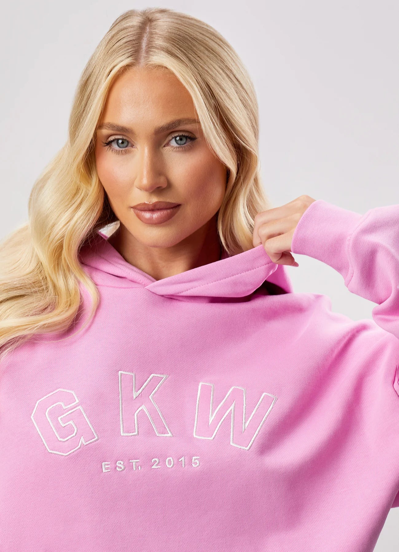 GKW Relaxed Fit Hoodie & Shorts - Pink Rose