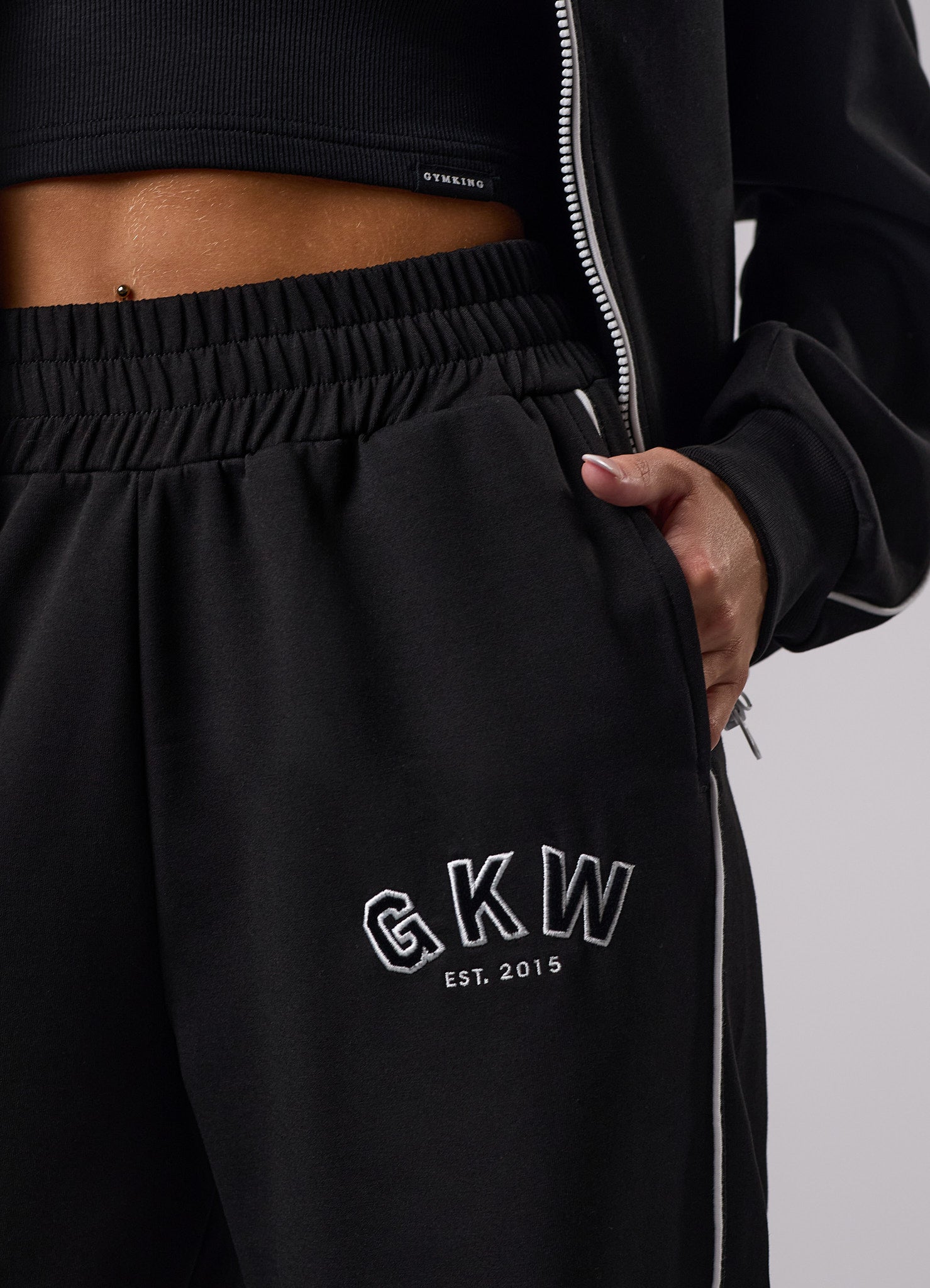 GKW Sports Luxe Track Pants - Black 6