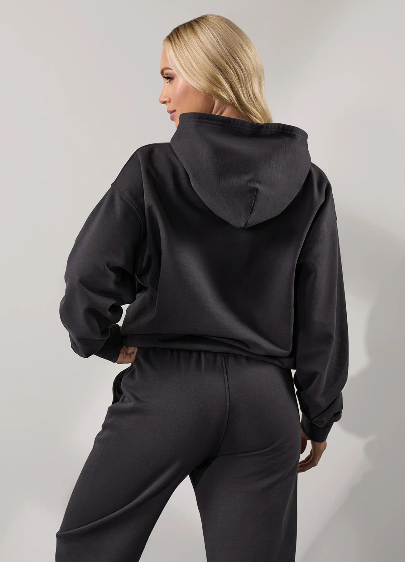 Gym King 365 Relaxed Fit Hood Tracksuit - Dark Pewter