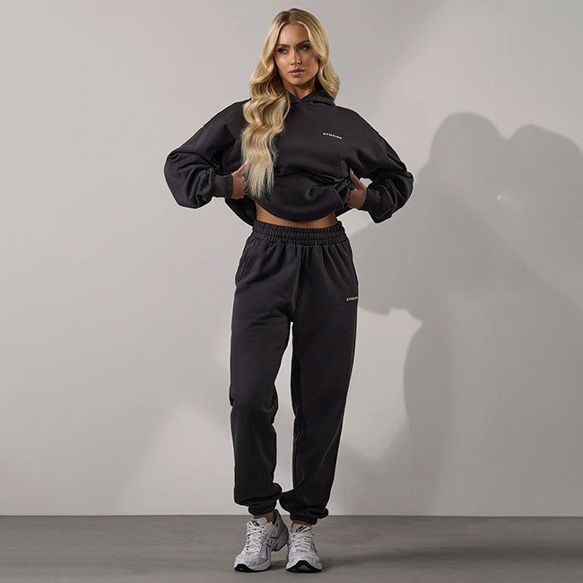 Gym King 365 Relaxed Fit Hood Tracksuit - Dark Pewter