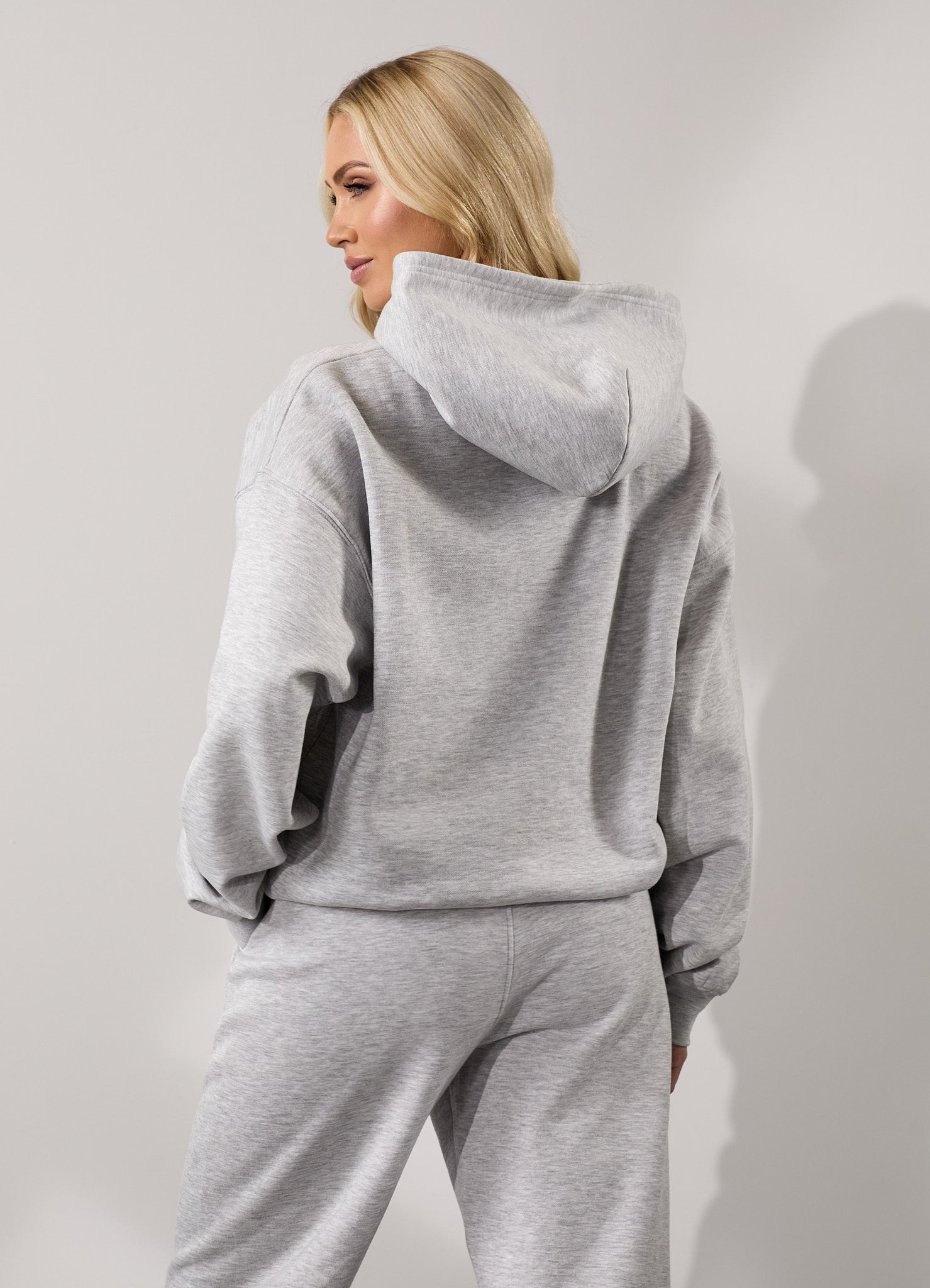 Gym King 365 Relaxed Fit Hoodie - Snow Marl 6