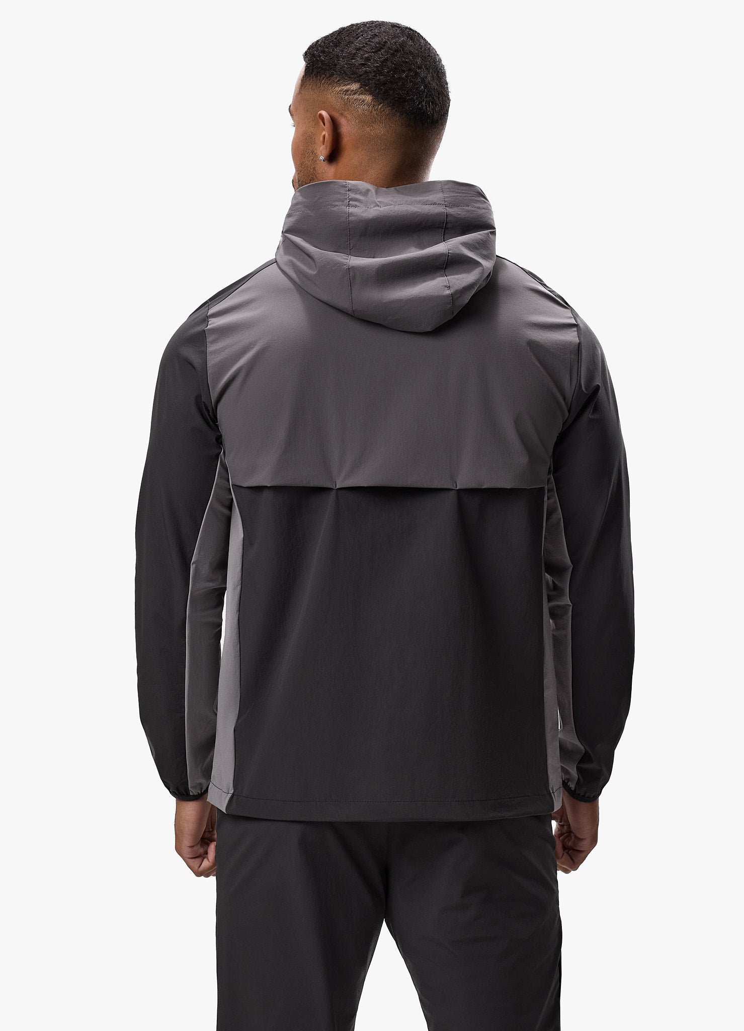 Gym King Advance Tracksuit - Black/Fossil Grey