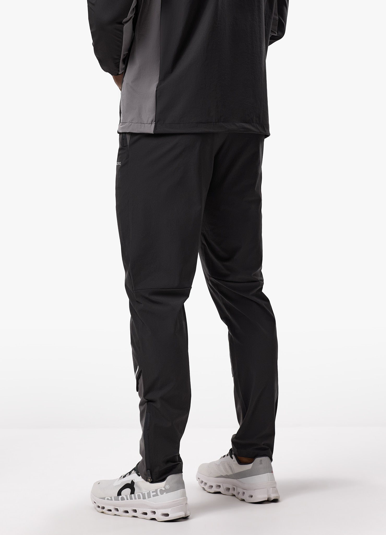 Gym King Advance Tracksuit Bottoms - Black/Fossil Grey Xs