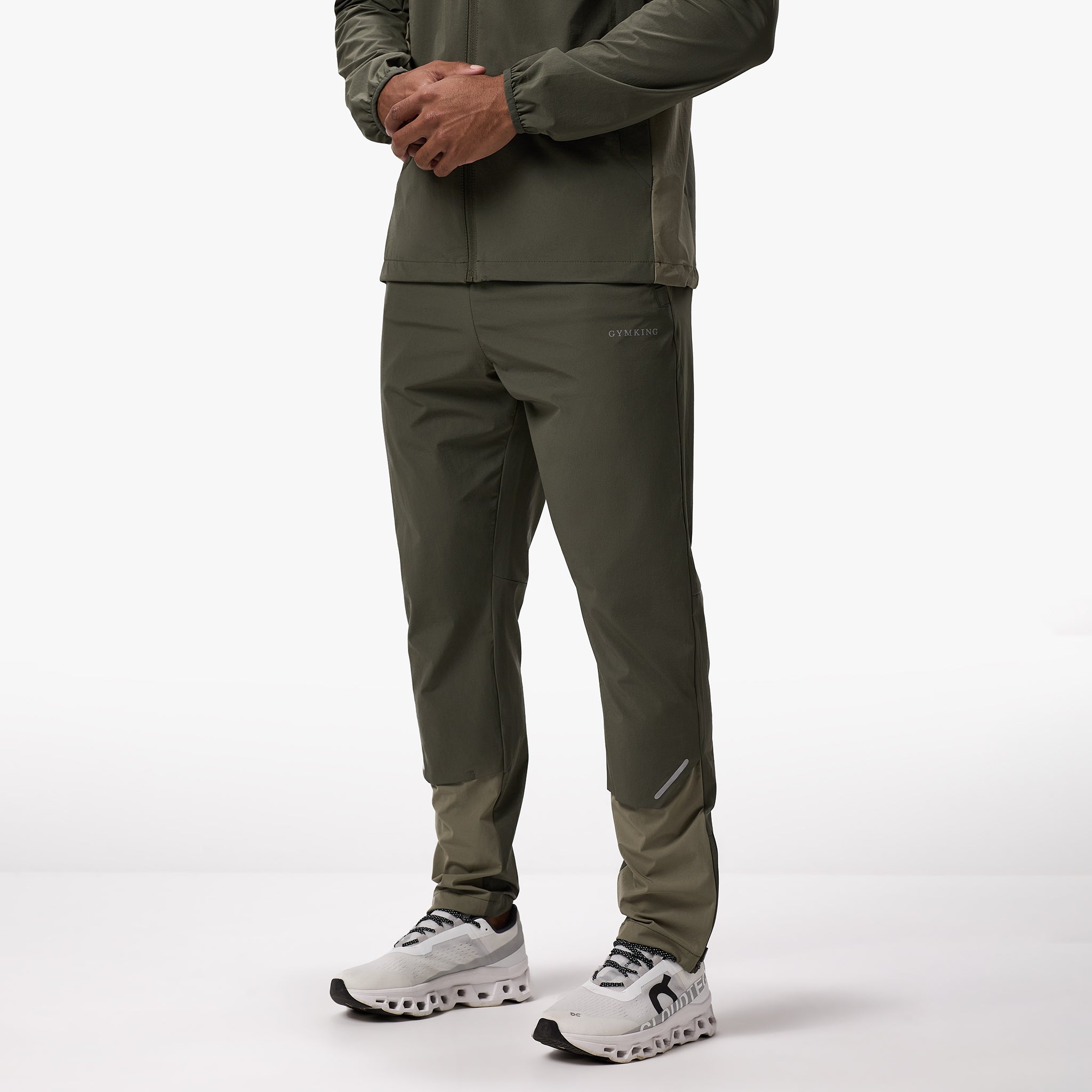 Gym King Advance Tracksuit Bottoms - Khaki Xs