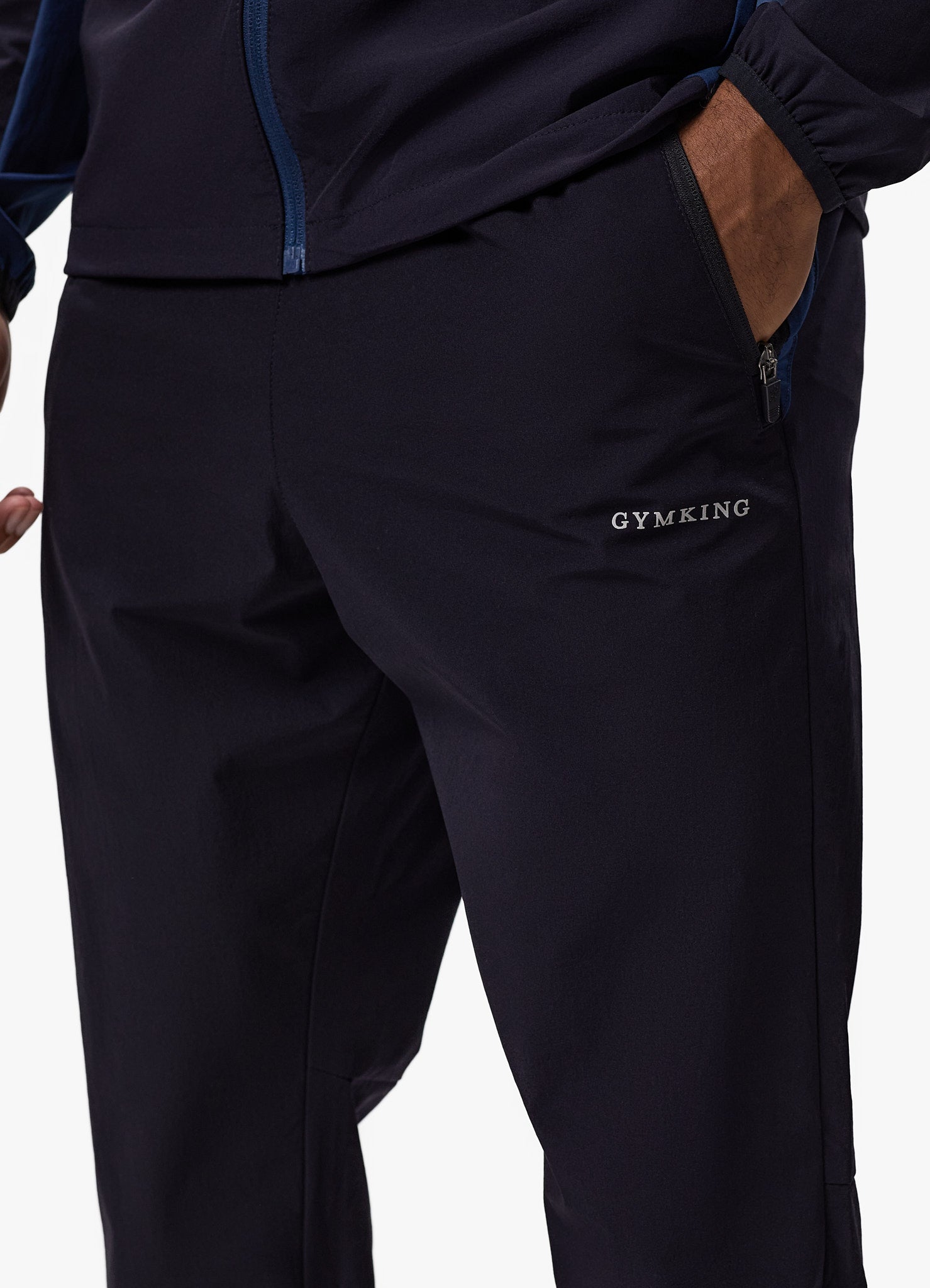 Gym King Advance Tracksuit Bottoms - Navy/Estate Blue Xs