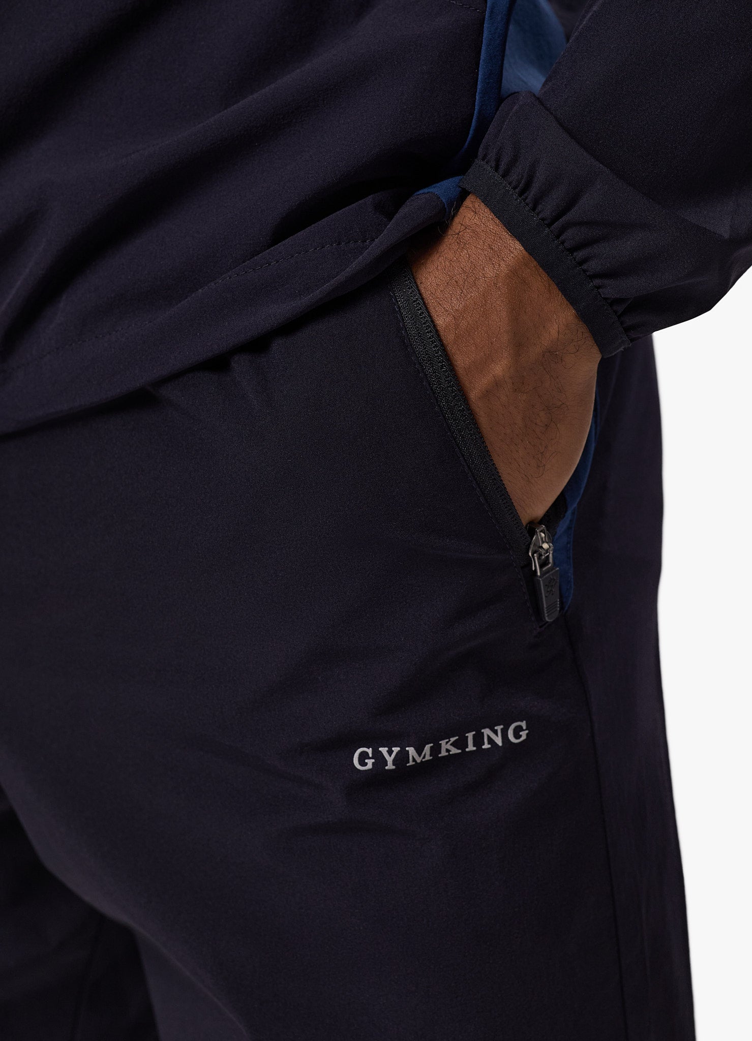 Gym King Advance Tracksuit Bottoms - Navy/Estate Blue Xs