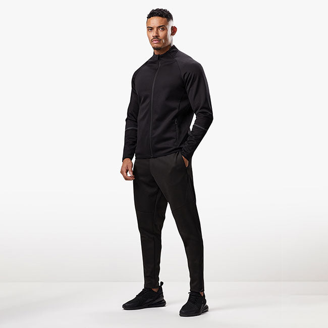 Gym King Alpha Poly Bomber Tracksuit - Black