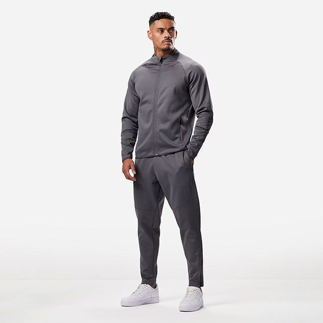 Gym King Alpha Poly Bomber Tracksuit - Graphite