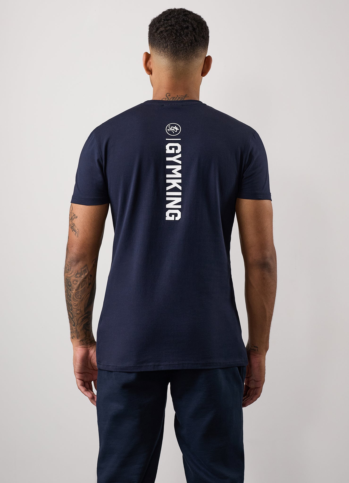 Gym King Aventus Tee - Navy Xs