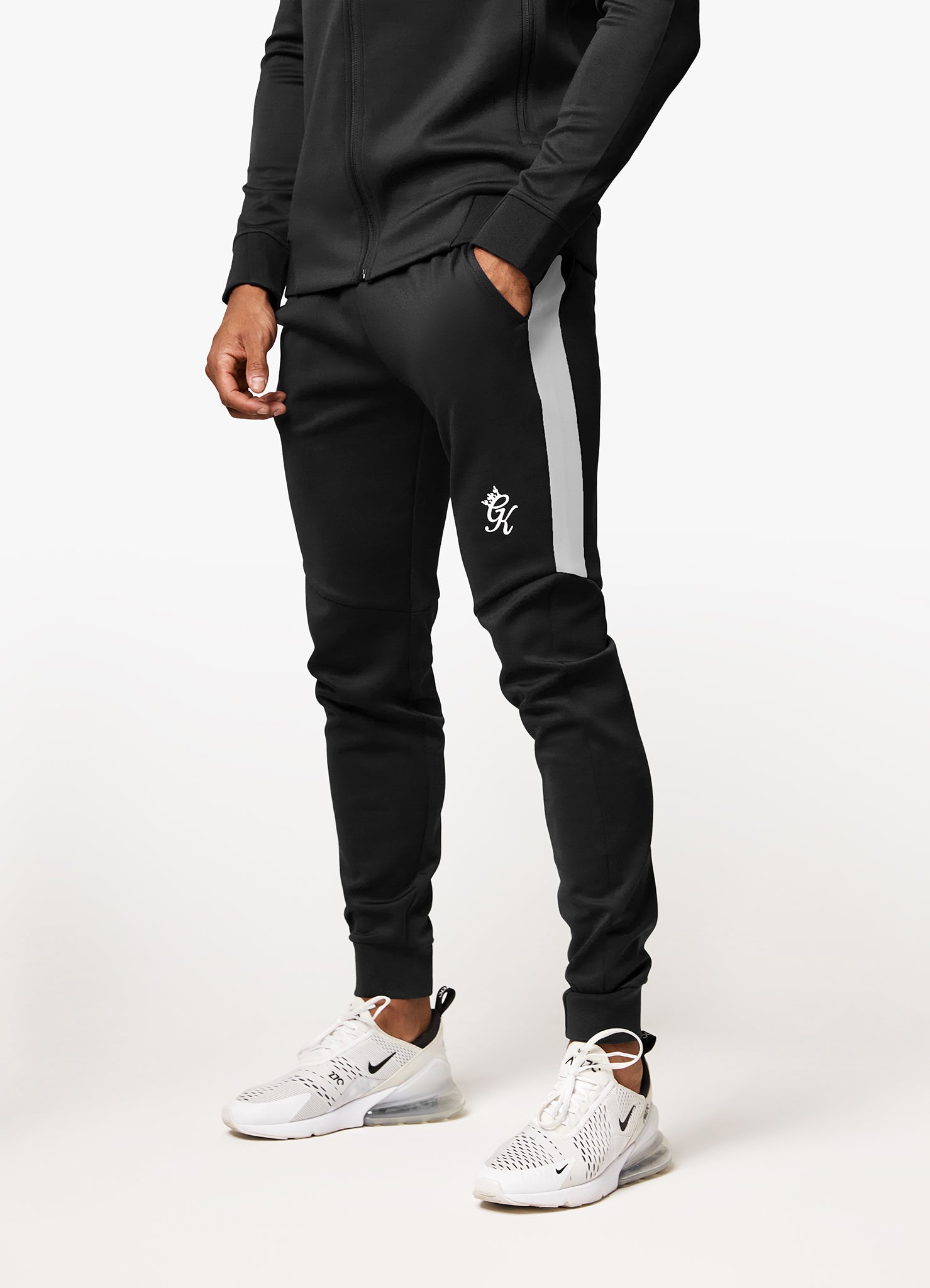 Gym King Core Plus Poly Tracksuit - Black