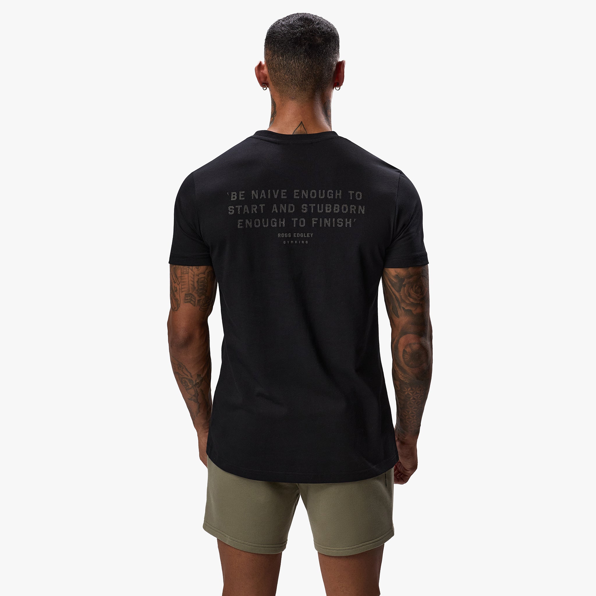 Gym King Discipline Tee - Black Xs