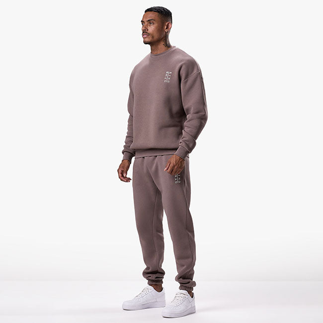 Gym King Division Crew Tracksuit - Iron