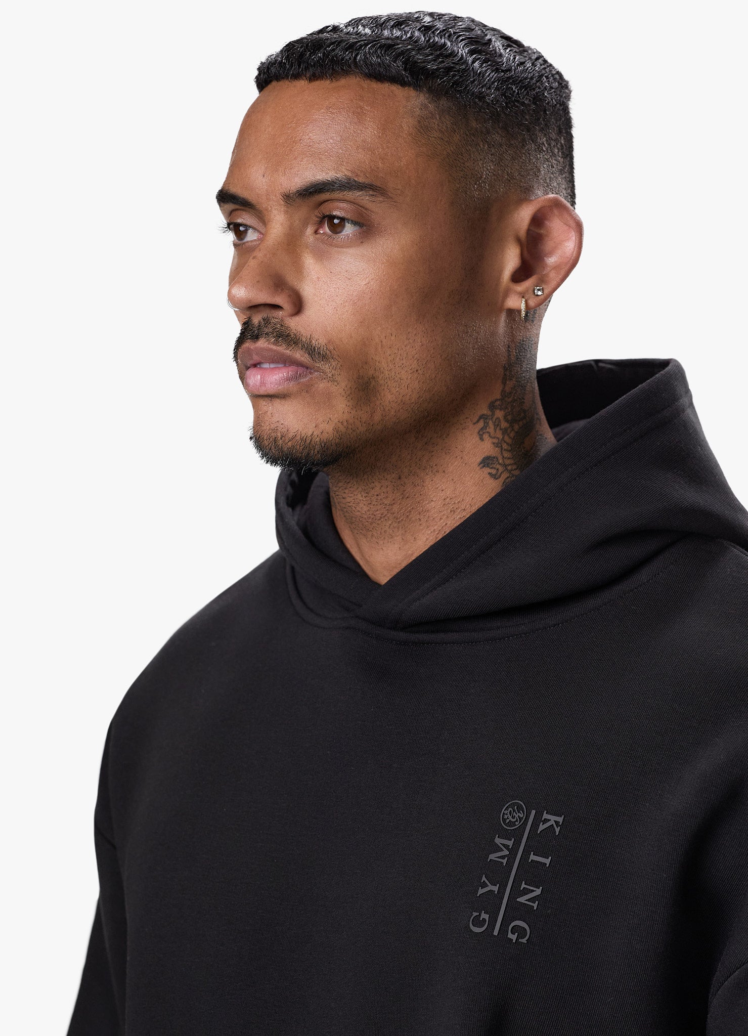 Gym King Division Hood - Black Xs